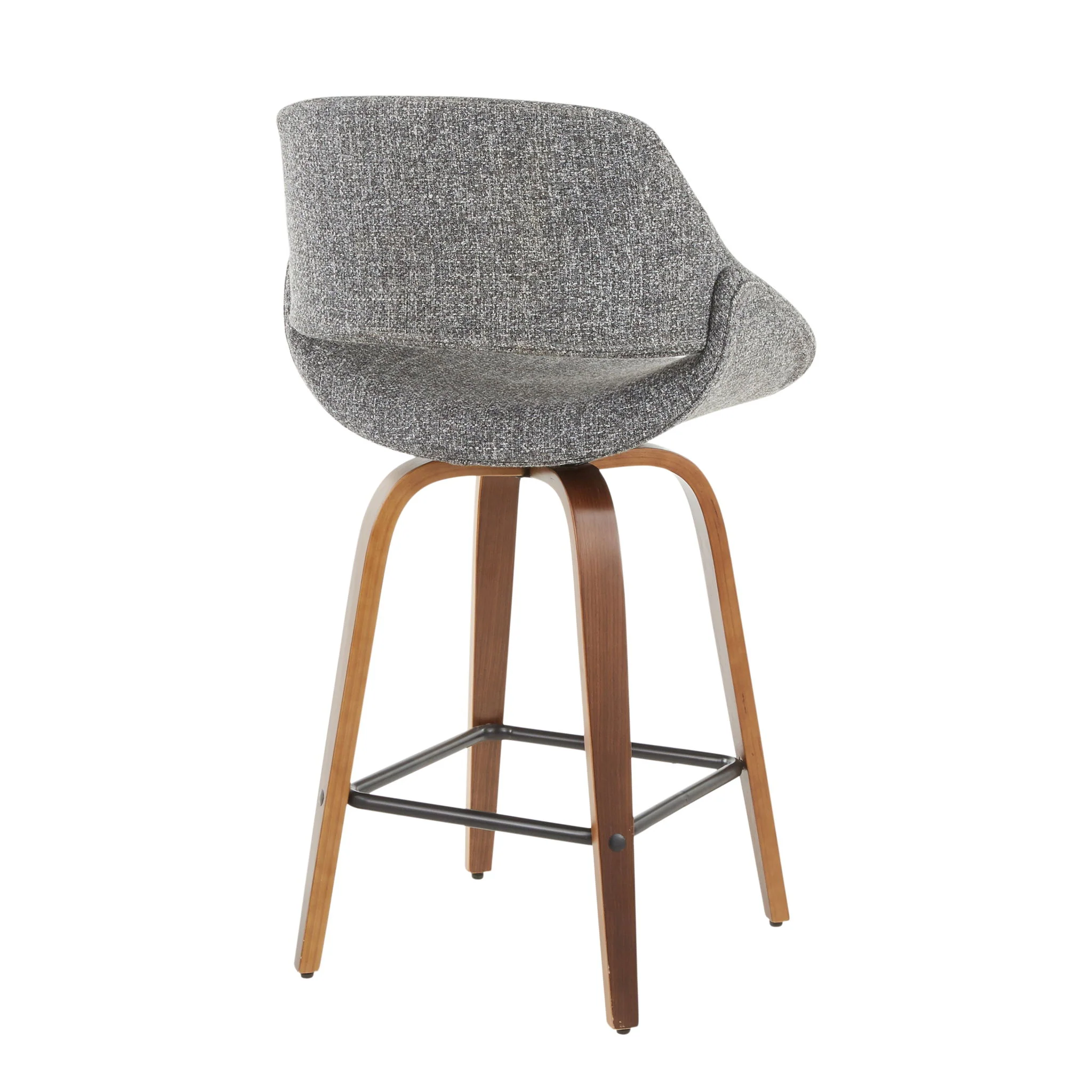 Fabrico - Mid-Century Modern, Counter Stool (Set of 2) - Image 7