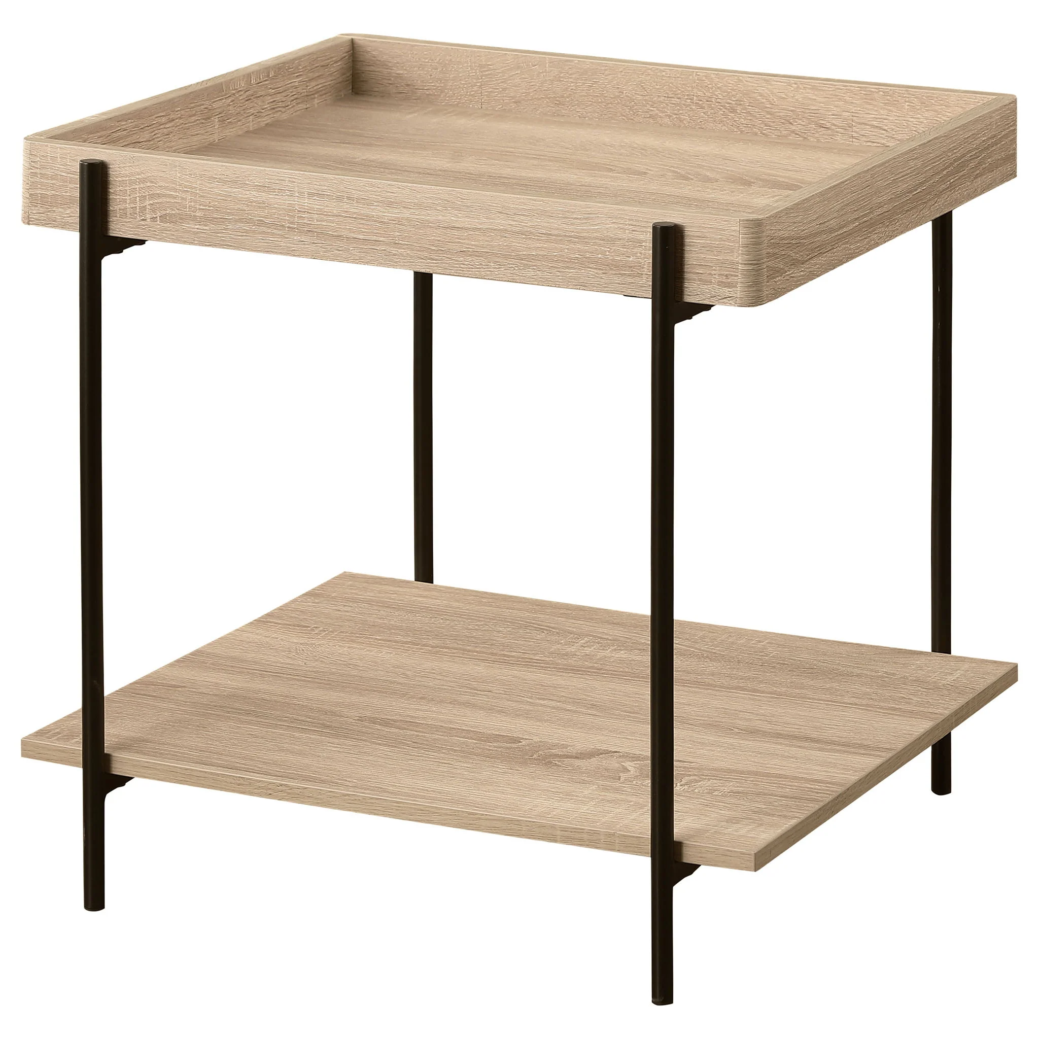 Fallon Square Engineered Wood End Table Light Brown - Image 2