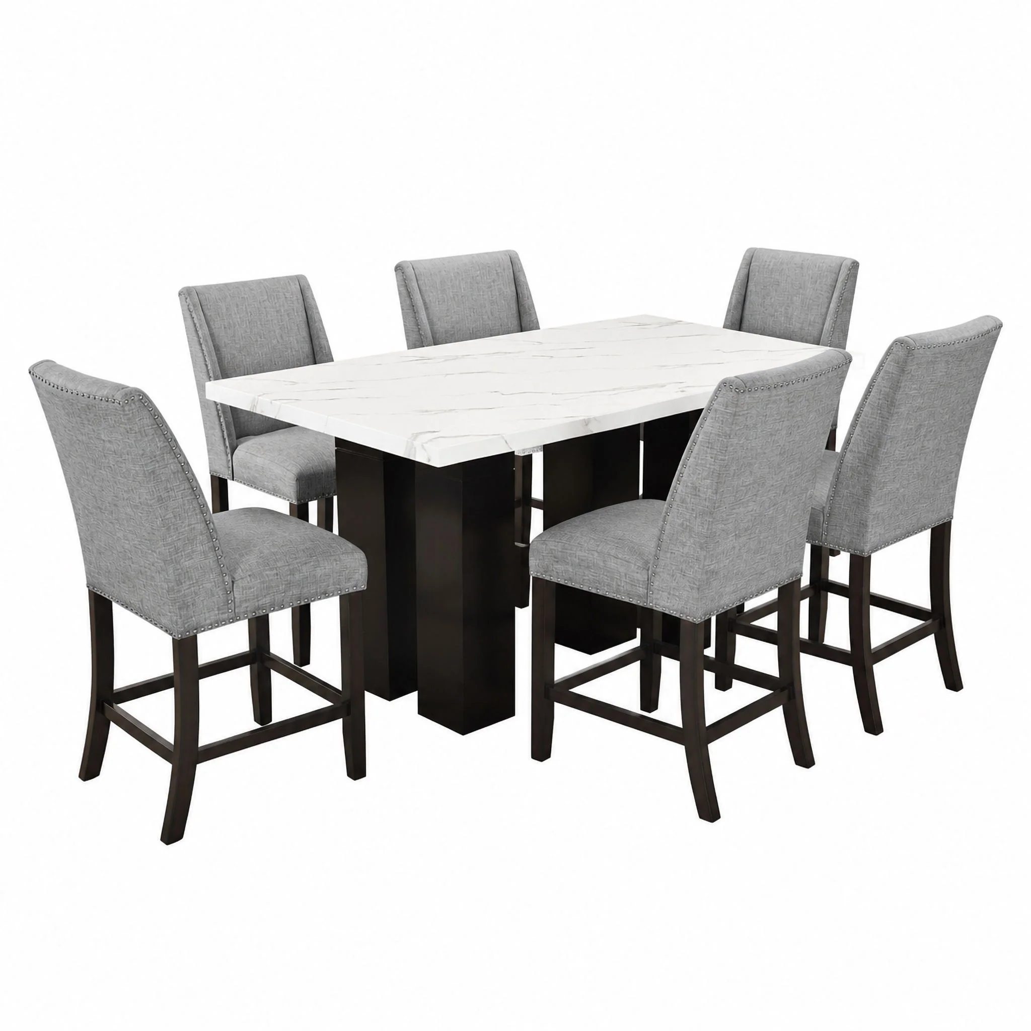 Faust - Adjustable Table Counter Chairs Set - Image 2