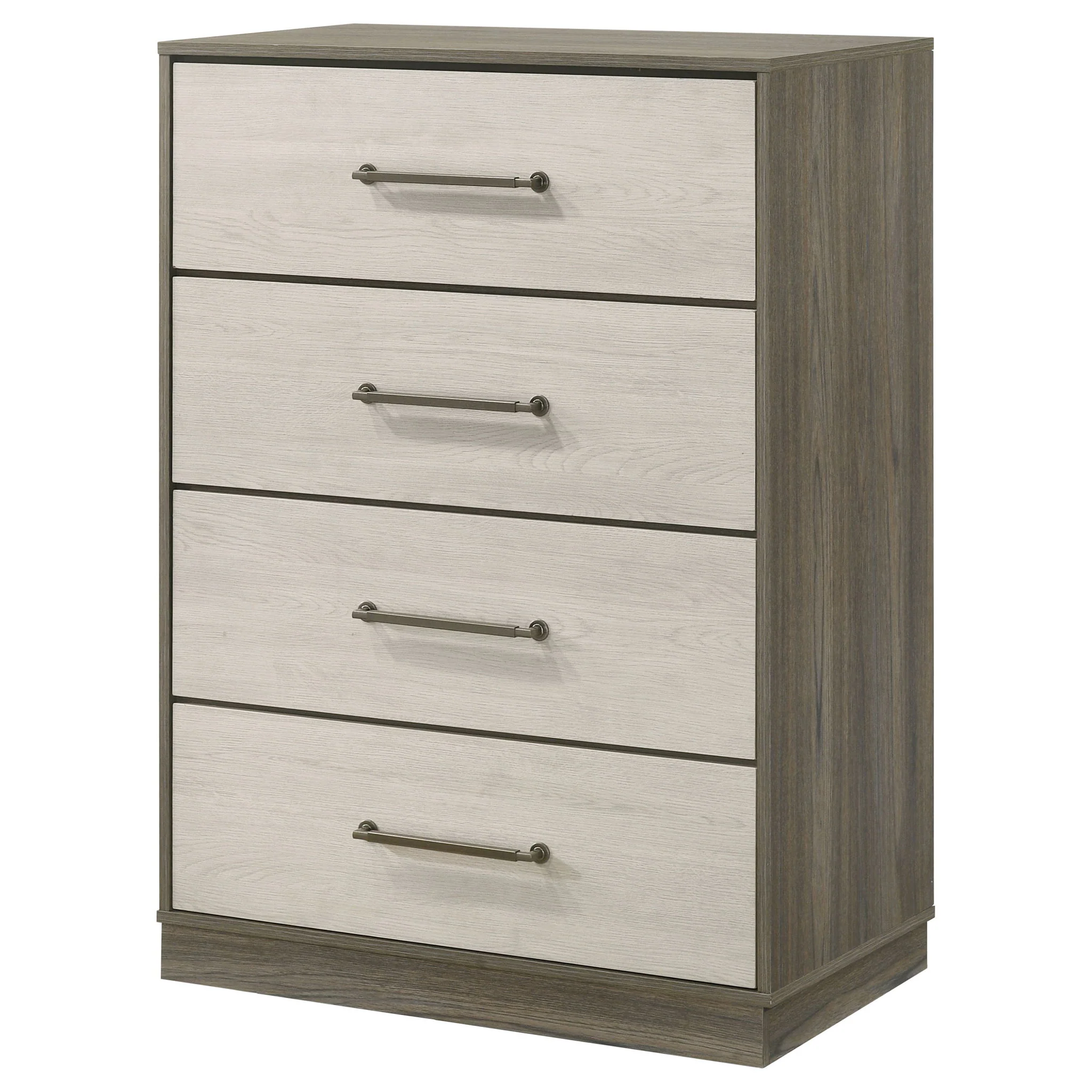 Fenwick 4-drawer Chest of Drawers Grey Oak - Image 3