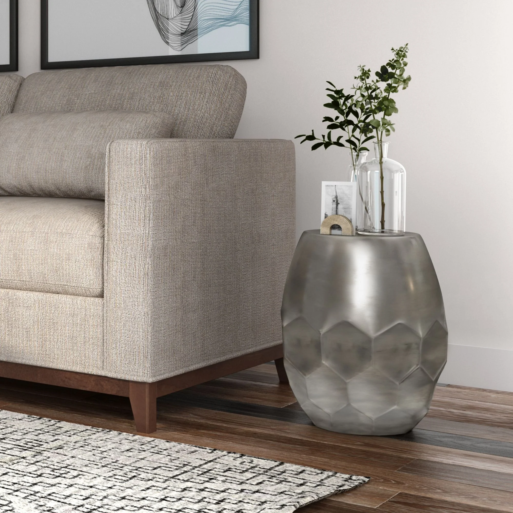 Flanigan - Hand Crafted Metal Accent Table - Image 8