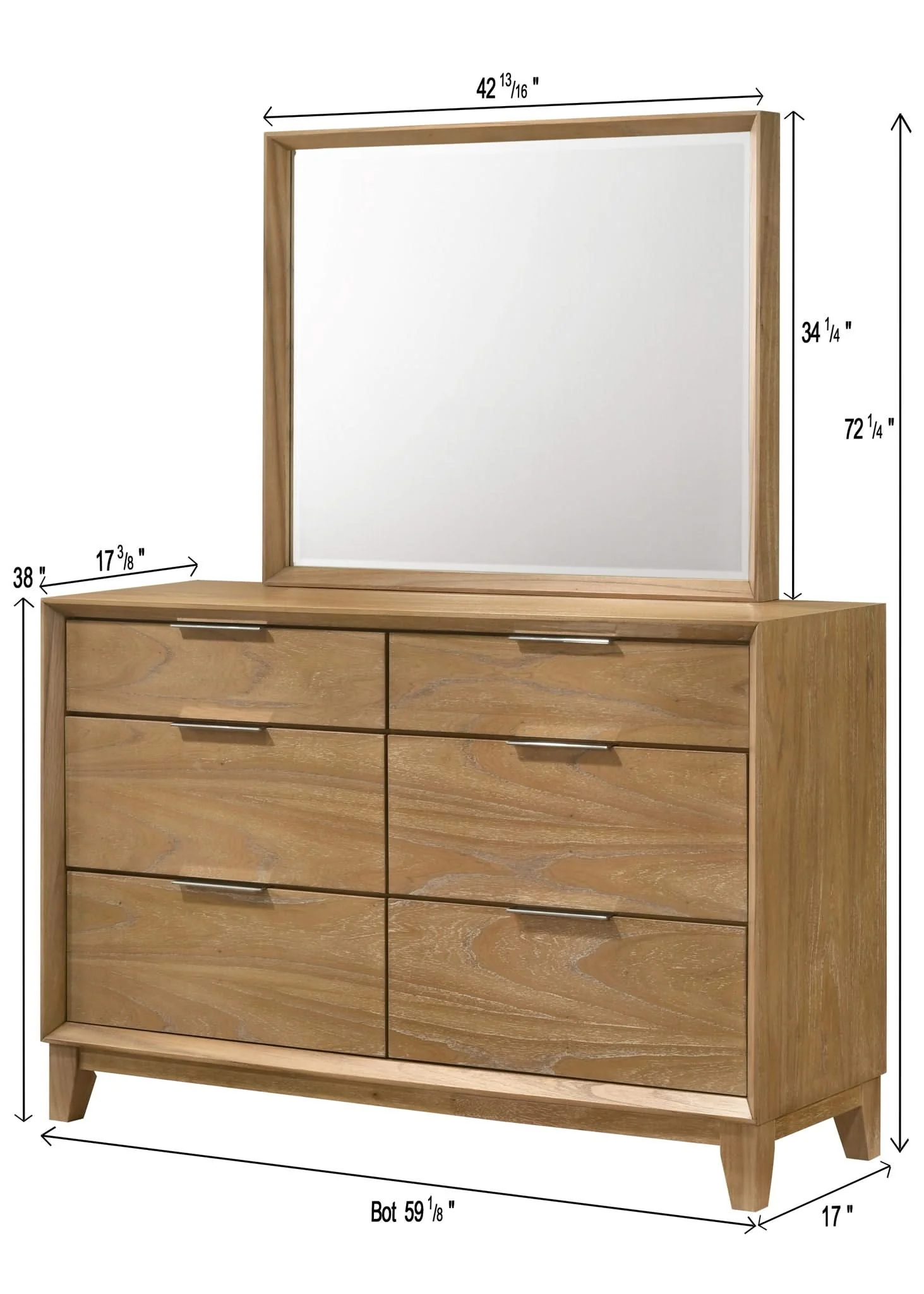 Florian - Dresser - Natural - Image 4