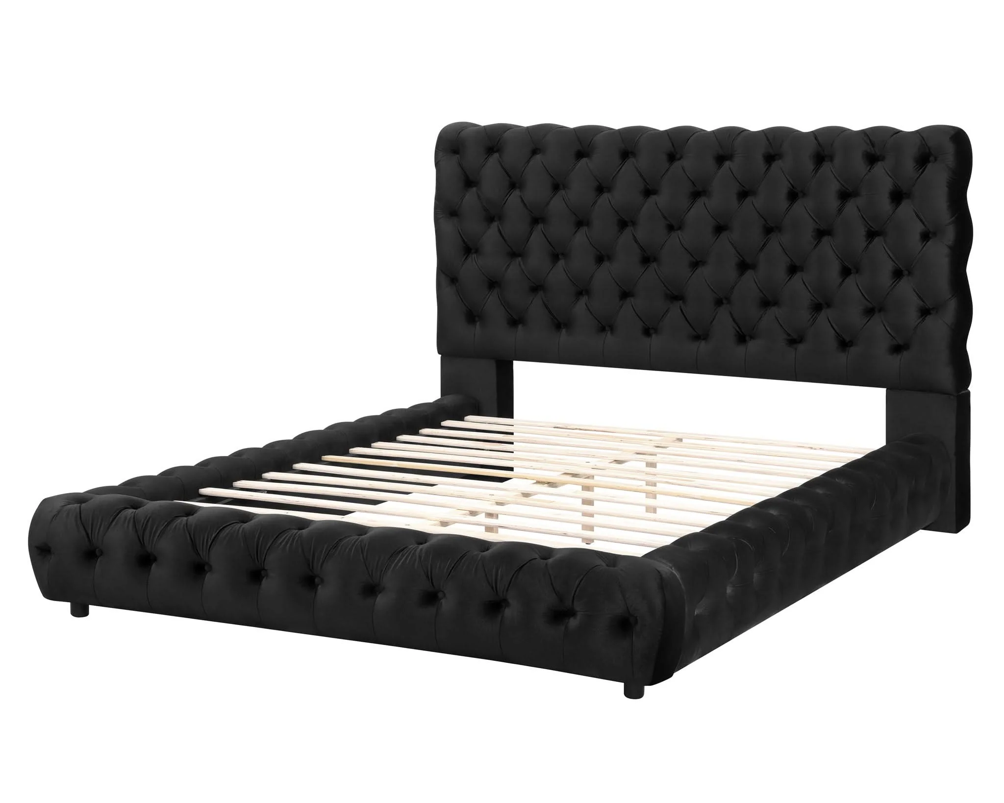 Flory - King Bed - Black - Image 2