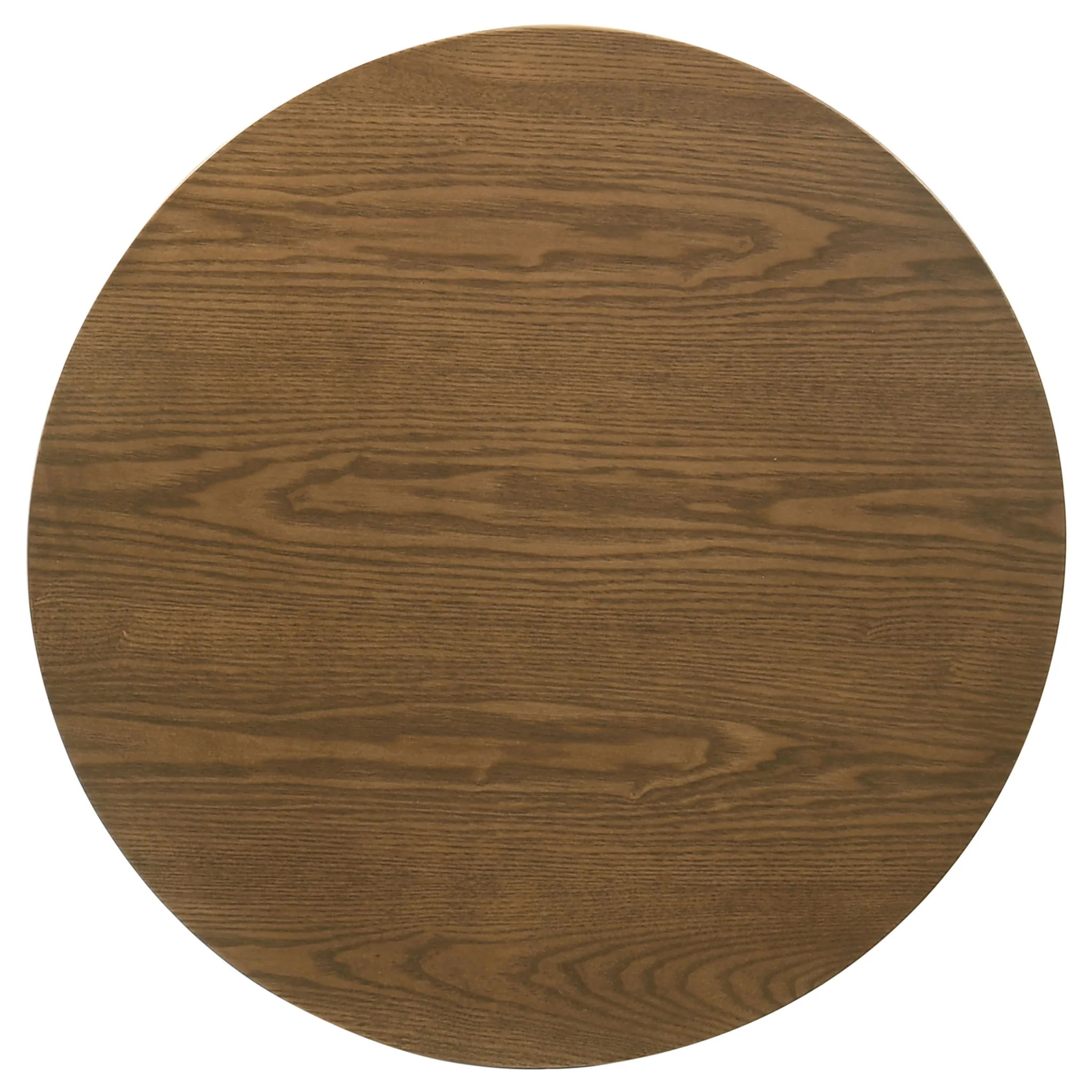 Franklin 3-piece Round Pedestal Coffee Table Set Dark Brown - Image 2