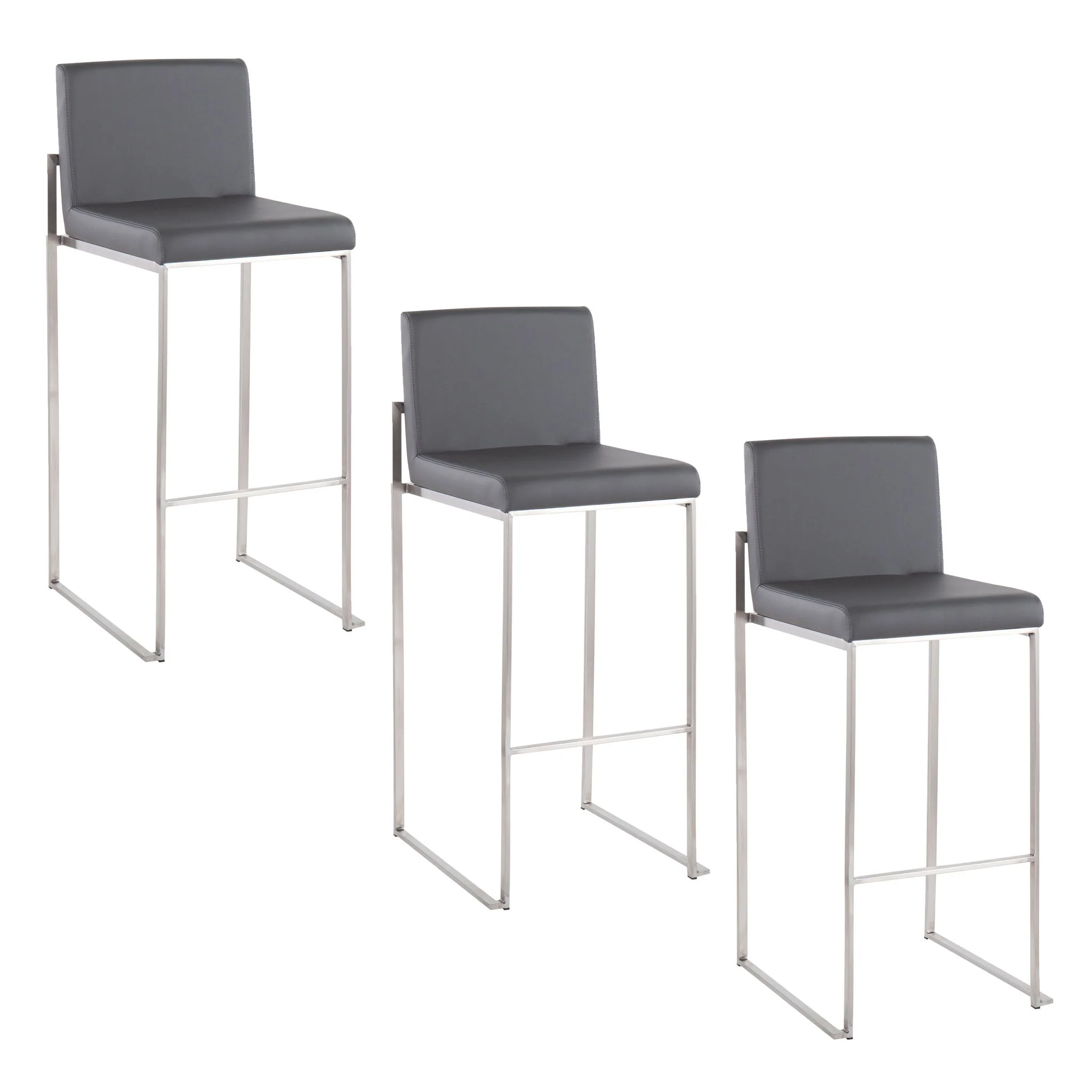 Fuji - Contemporary And Modern Elegance High Back Barstool - Image 20