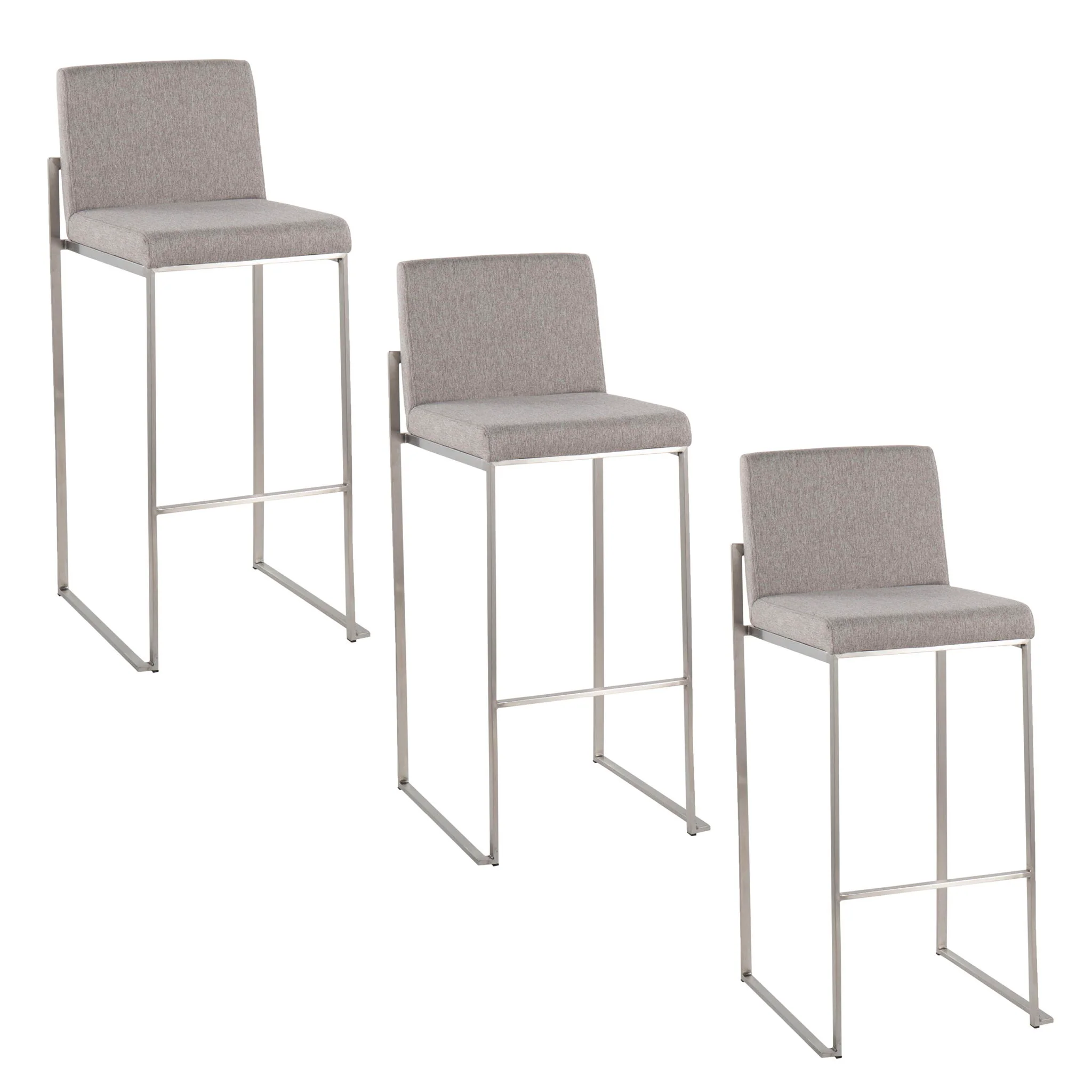 Fuji - Contemporary And Modern Elegance High Back Barstool - Image 31
