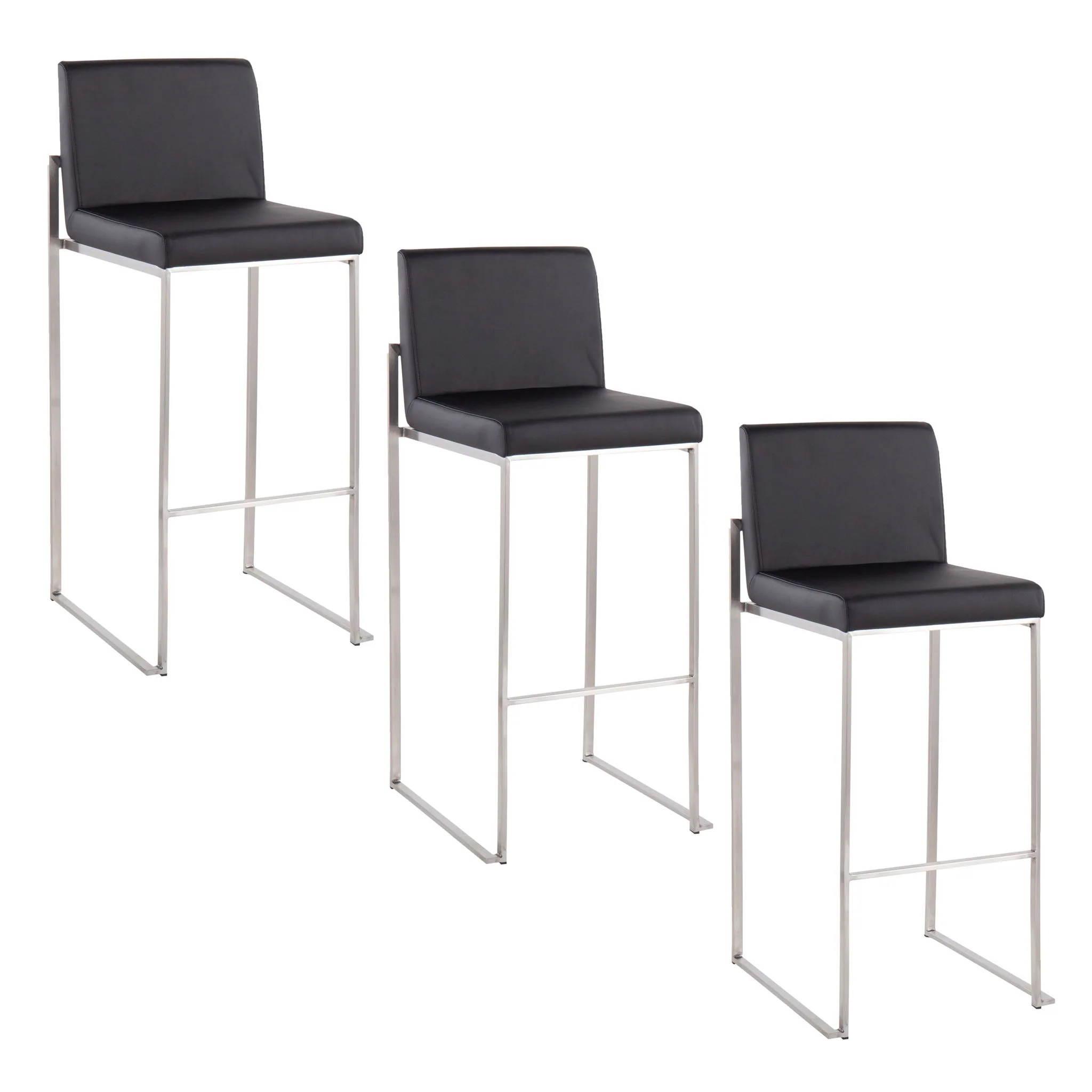 Fuji - Contemporary And Modern Elegance High Back Barstool - Image 57