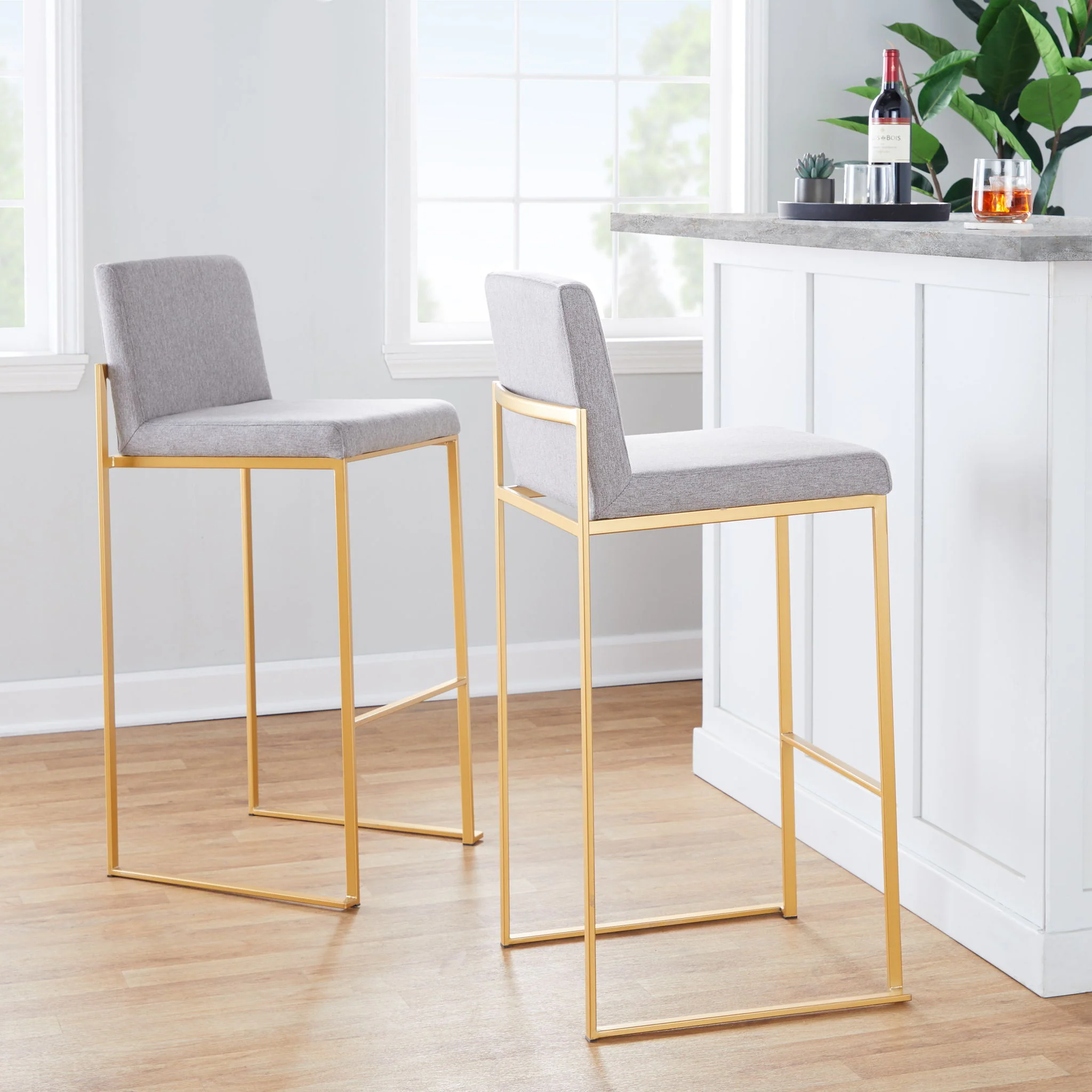 Fuji - Contemporary Design High Back Barstool - Image 15