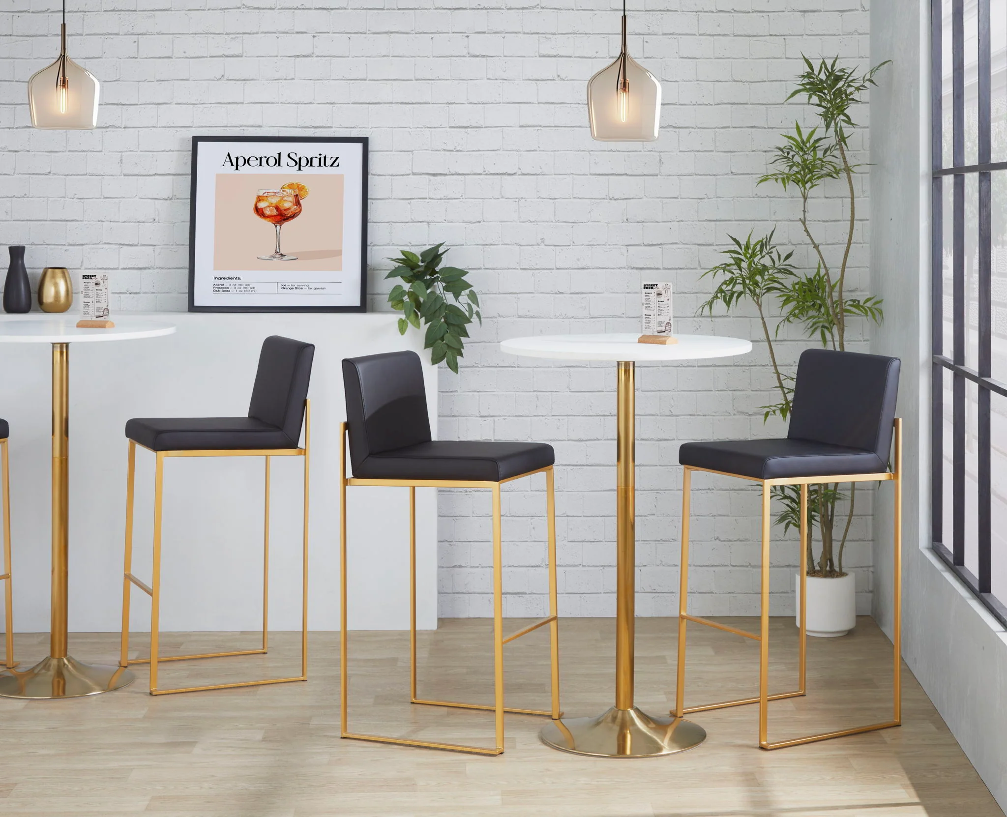 Fuji - Contemporary Design High Back Barstool - Image 23