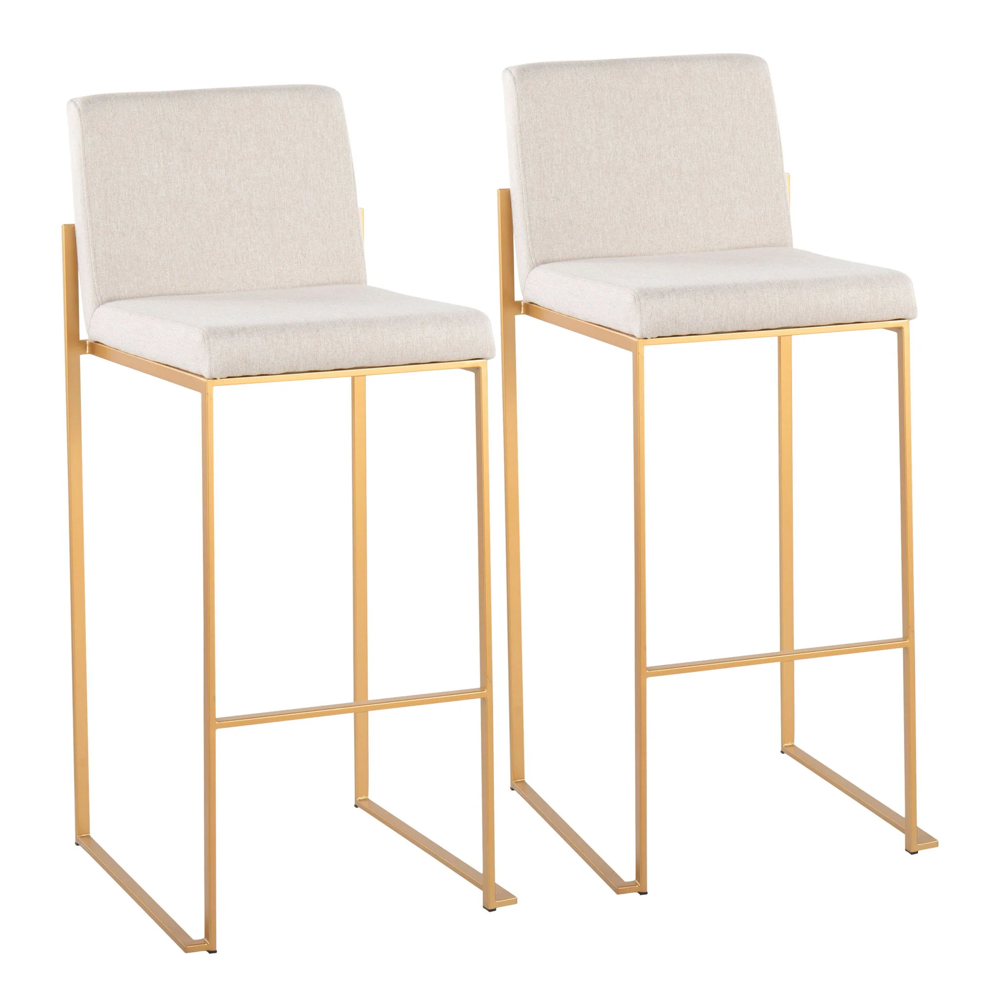 Fuji - Contemporary Design High Back Barstool - Image 51