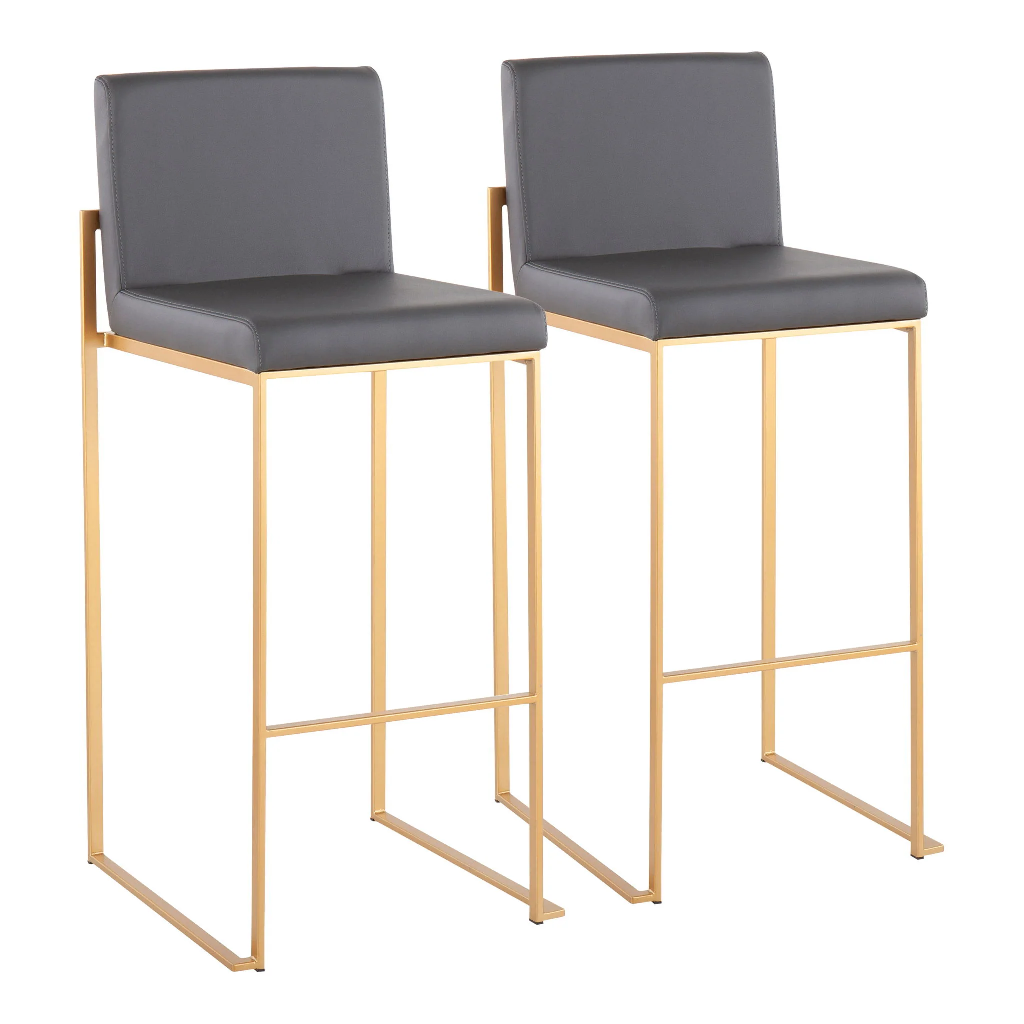 Fuji - Contemporary Design High Back Barstool - Image 6