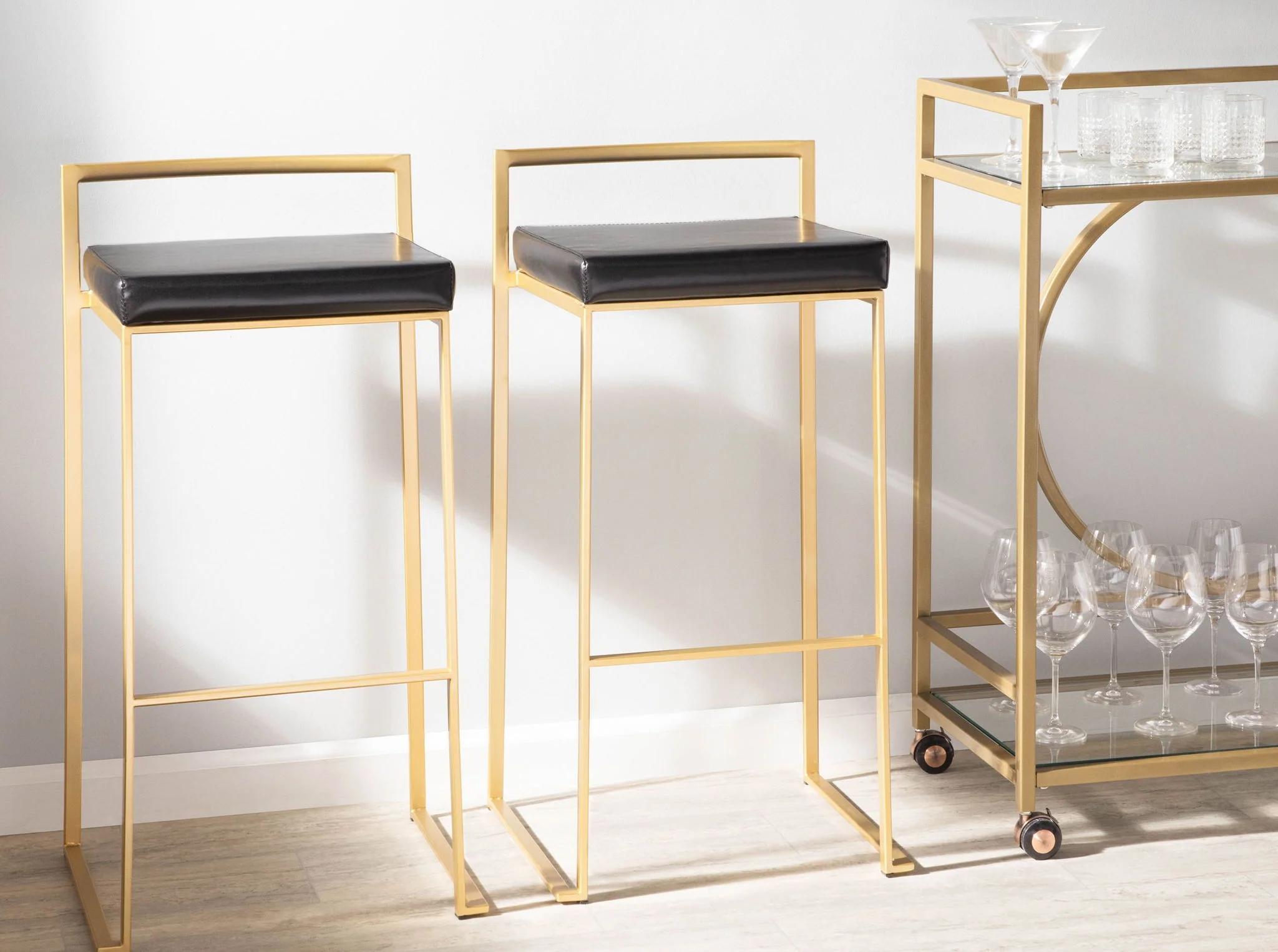 Fuji - Contemporary / Glam & Quality Construction Barstool - Image 28