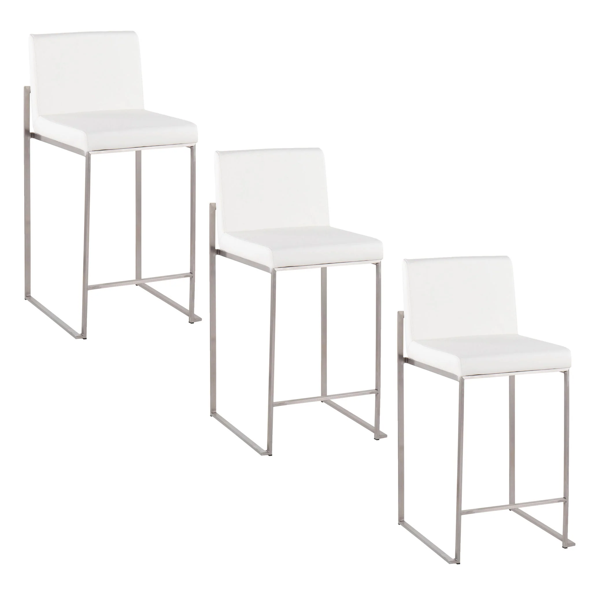 Fuji - Contemporary High Back Counter Stool, Functional Design - Image 9