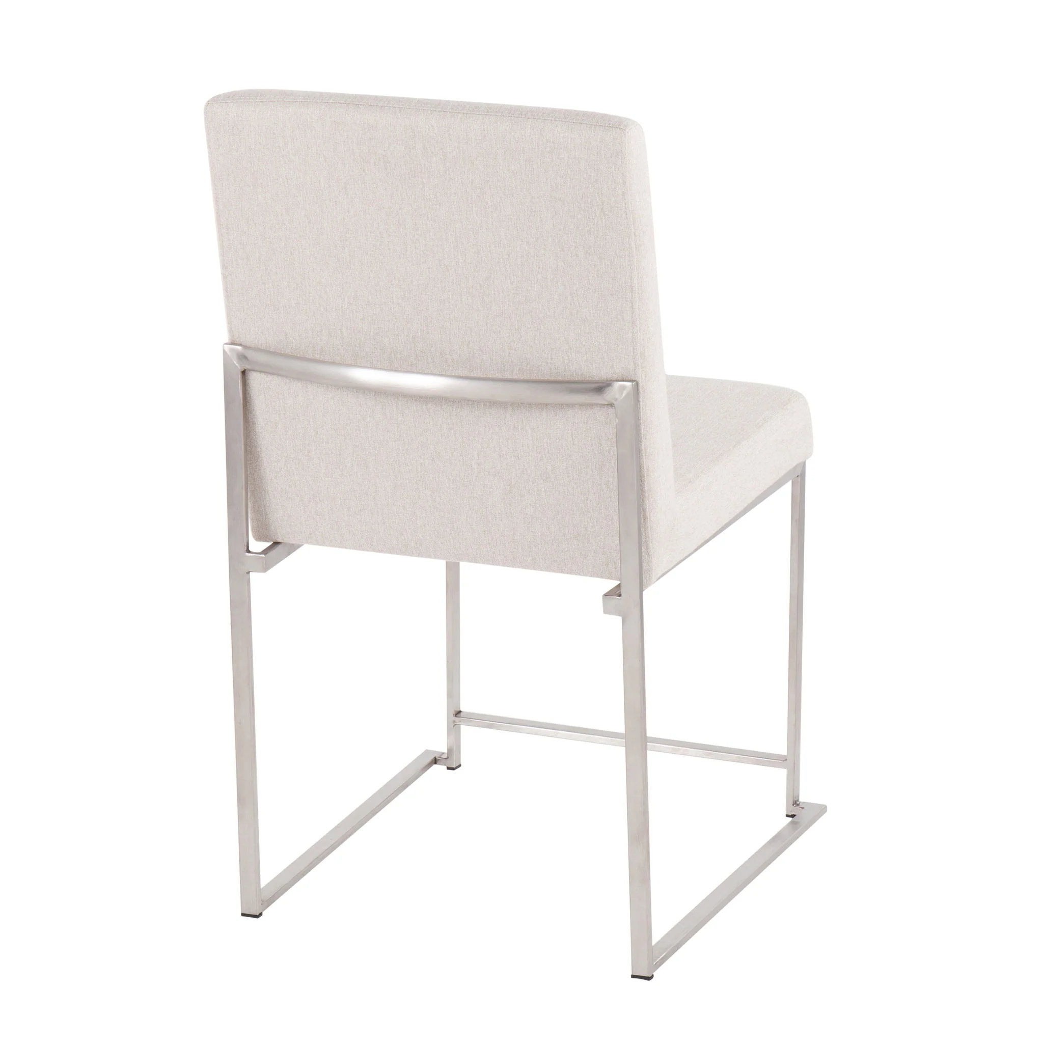 Fuji - Contemporary High Back Dining Chair, Modern Elegance (Set of 2) - Image 4