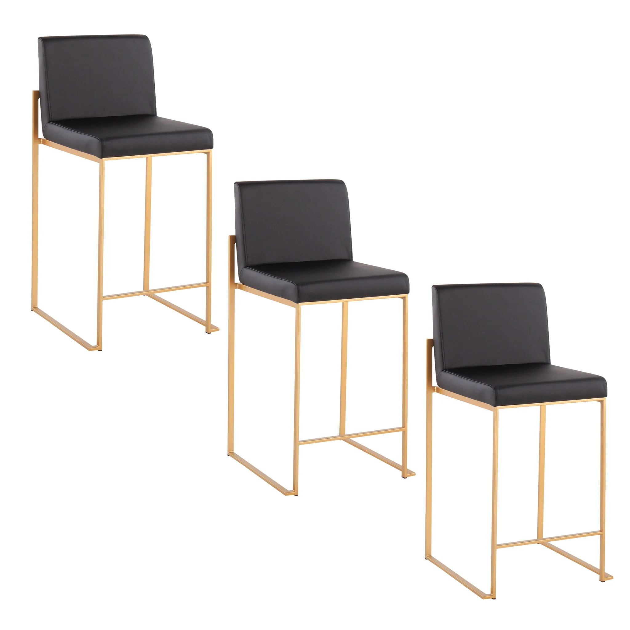 Fuji - Contemporary High Back Stylish Counter Stool - Image 10