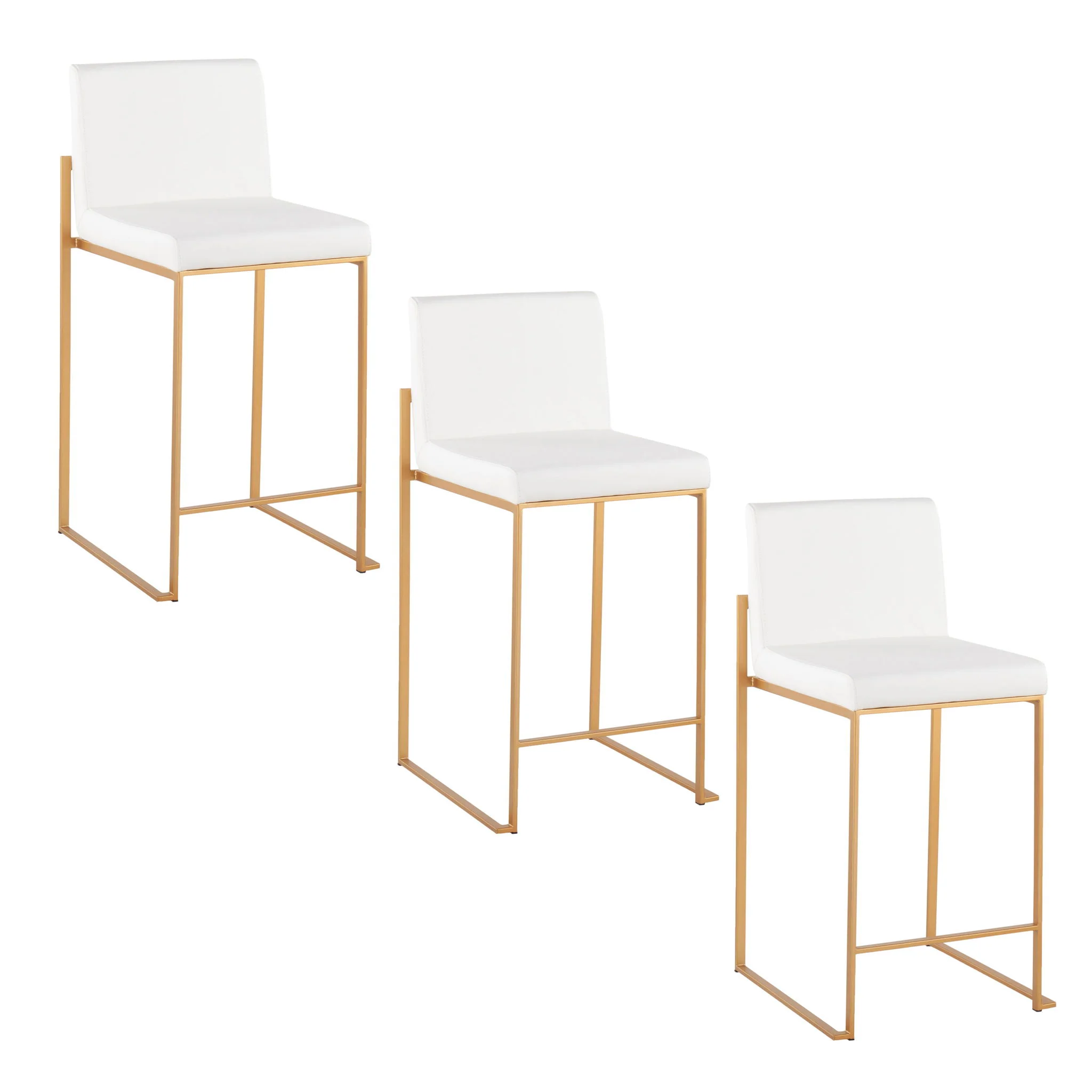 Fuji - Contemporary High Back Stylish Counter Stool - Image 15