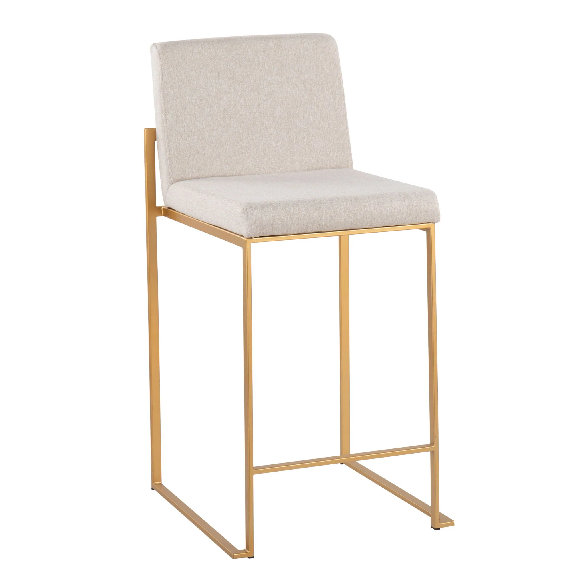 Fuji - Contemporary High Back Stylish Counter Stool - Image 28