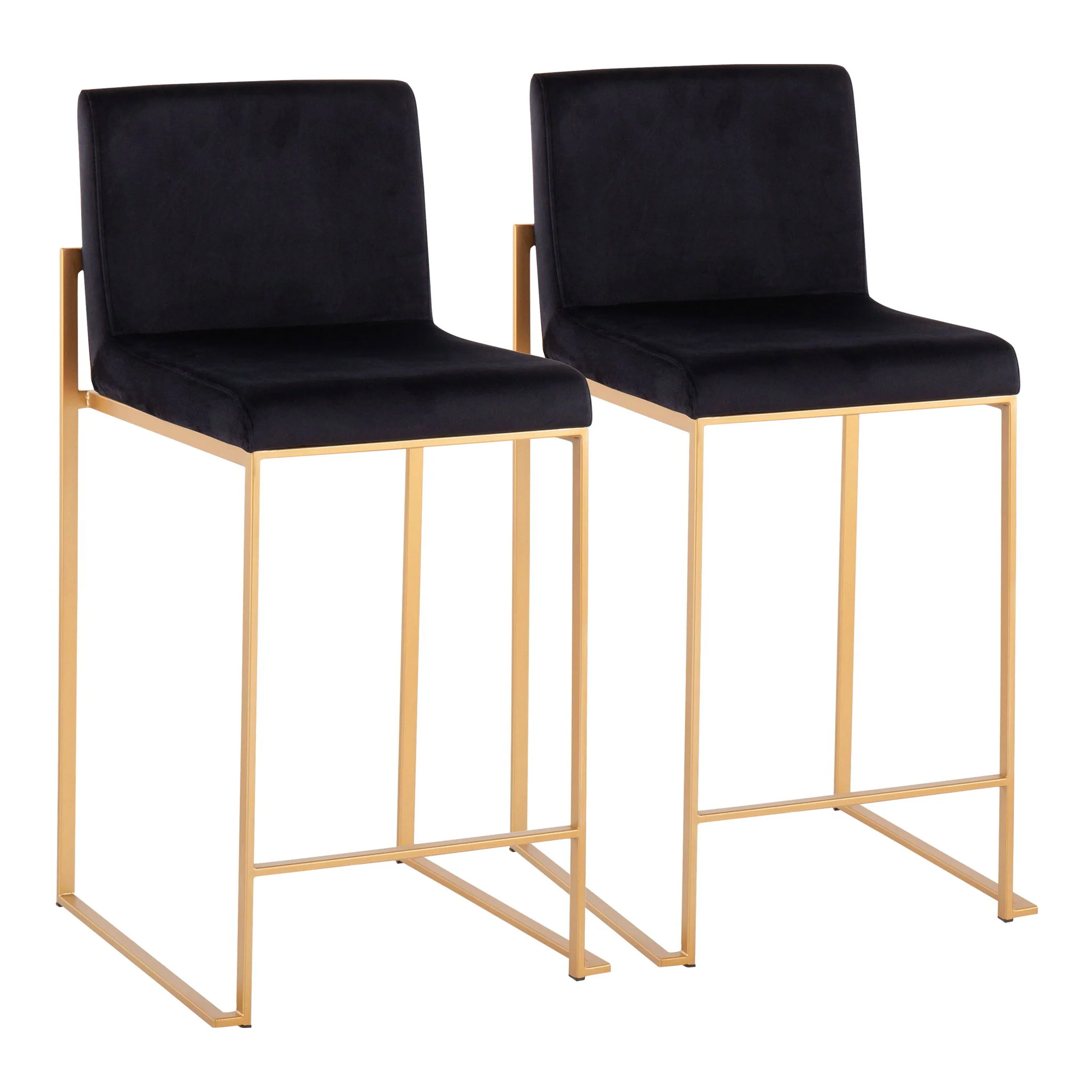 Fuji - Contemporary High Back Stylish Counter Stool - Image 4