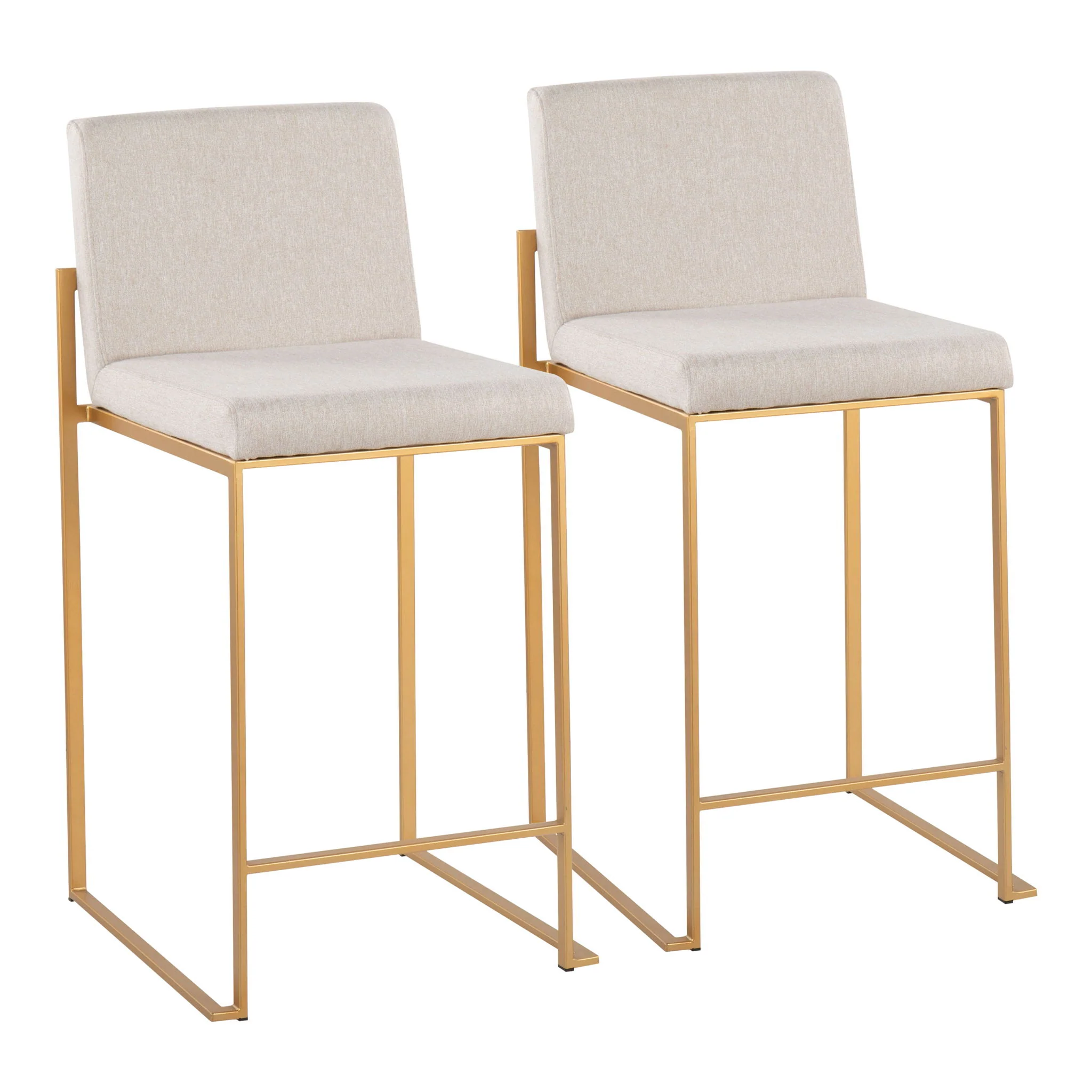 Fuji - Contemporary High Back Stylish Counter Stool - Image 8