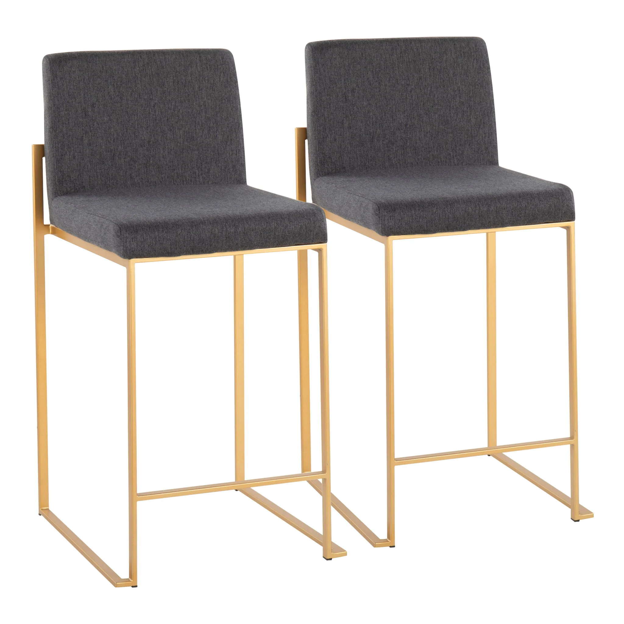 Fuji - Contemporary High Back Stylish Counter Stool - Image 9