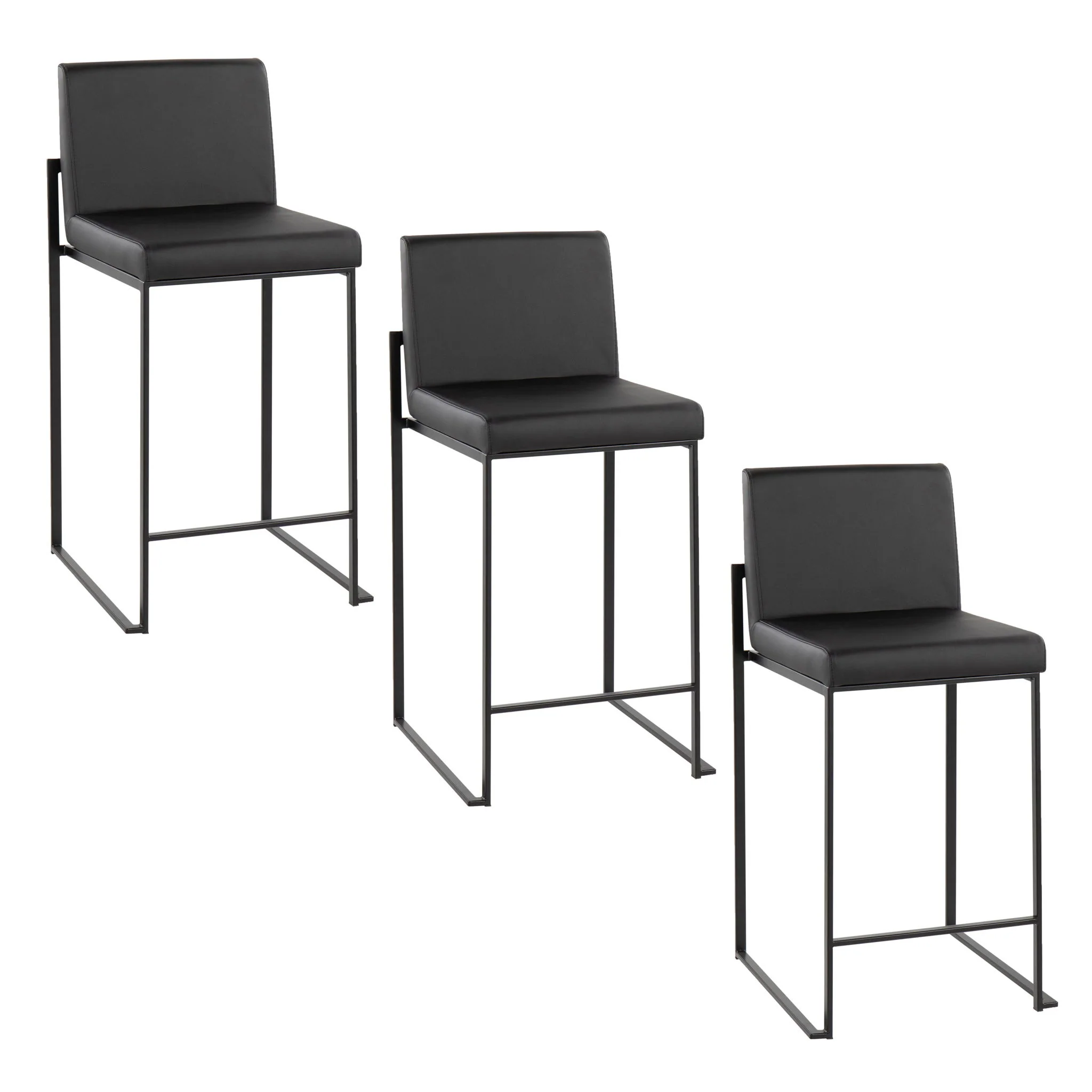 Fuji - Contemporary Modern Elegance, High Back Counter Stool - Image 12