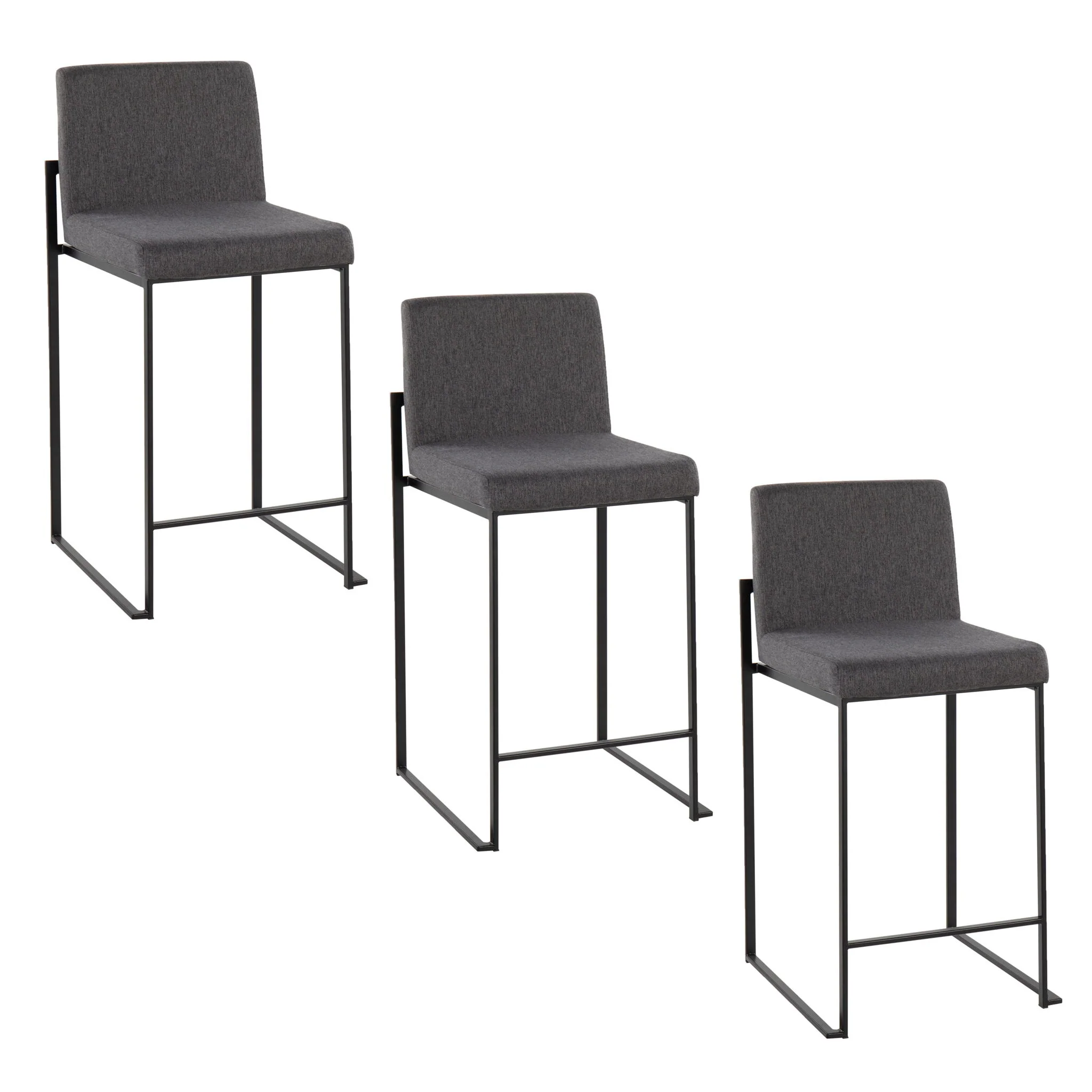 Fuji - Contemporary Modern Elegance, High Back Counter Stool - Image 13