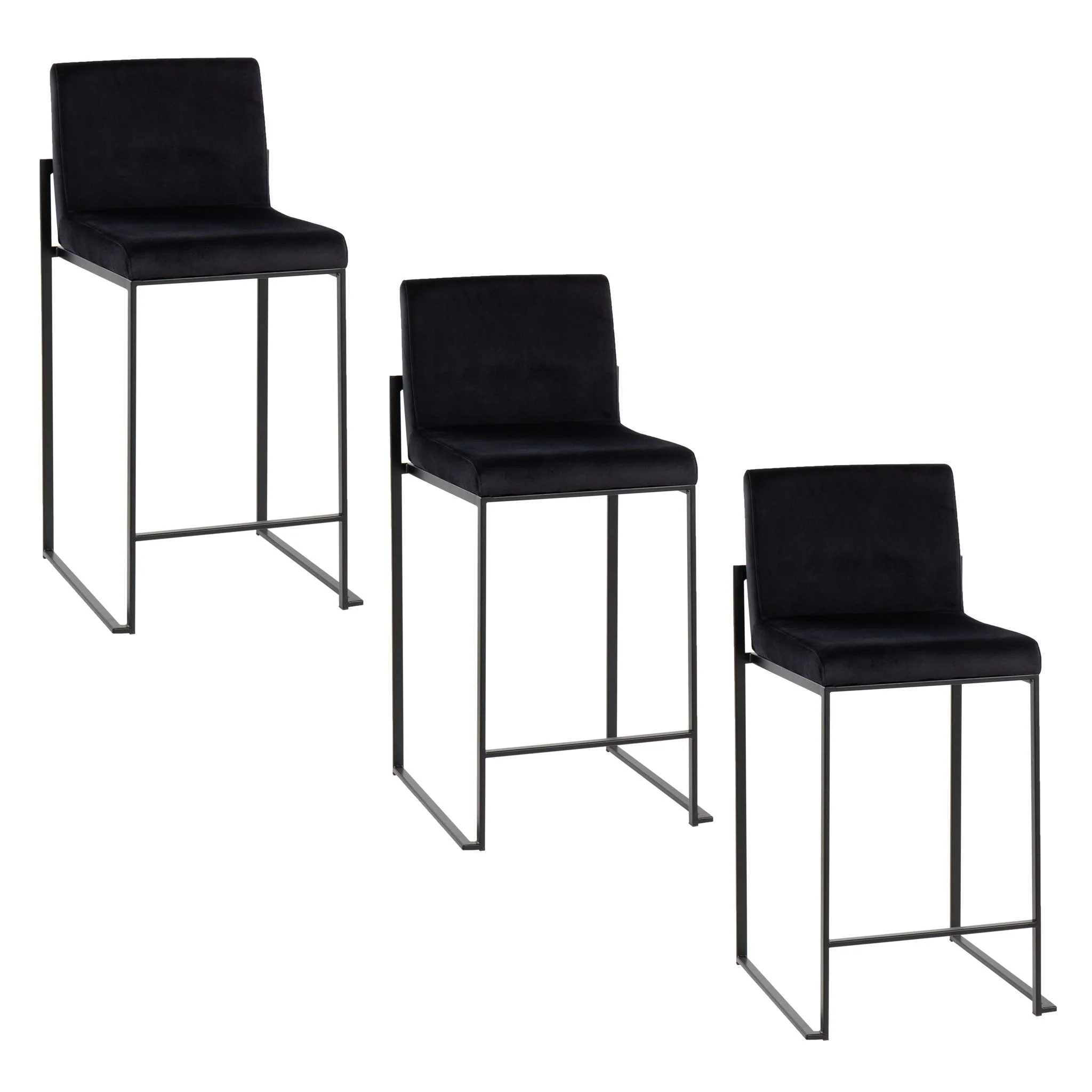 Fuji - Contemporary Modern Elegance, High Back Counter Stool - Image 14
