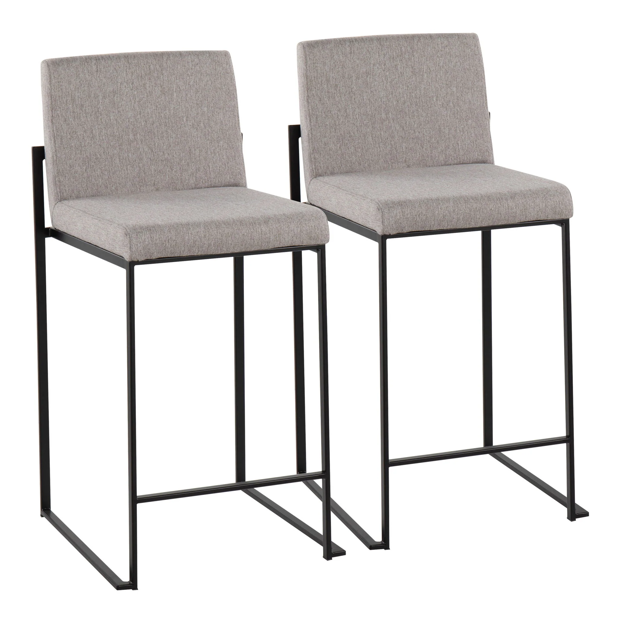 Fuji - Contemporary Modern Elegance, High Back Counter Stool - Image 4