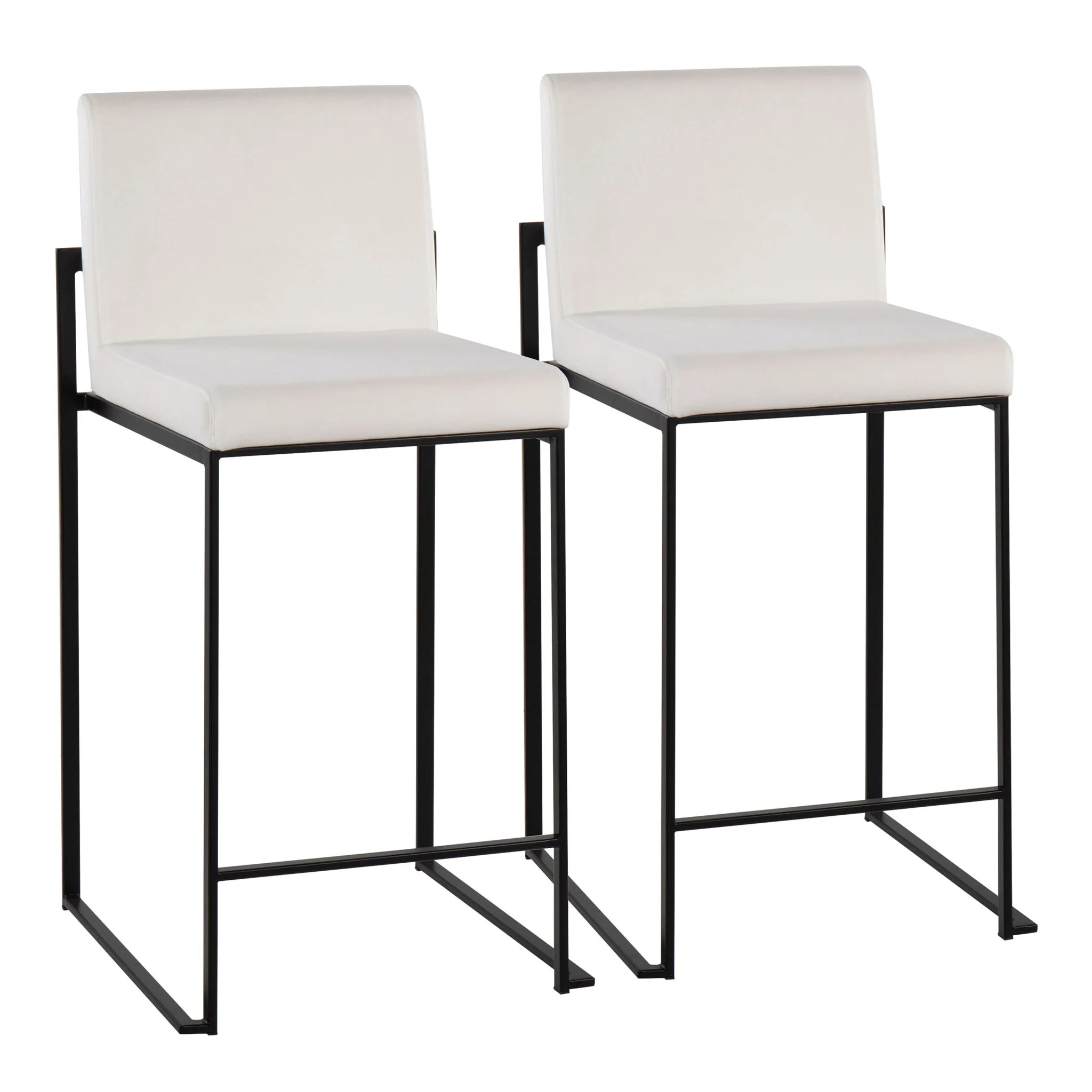 Fuji - Contemporary Modern Elegance, High Back Counter Stool - Image 7