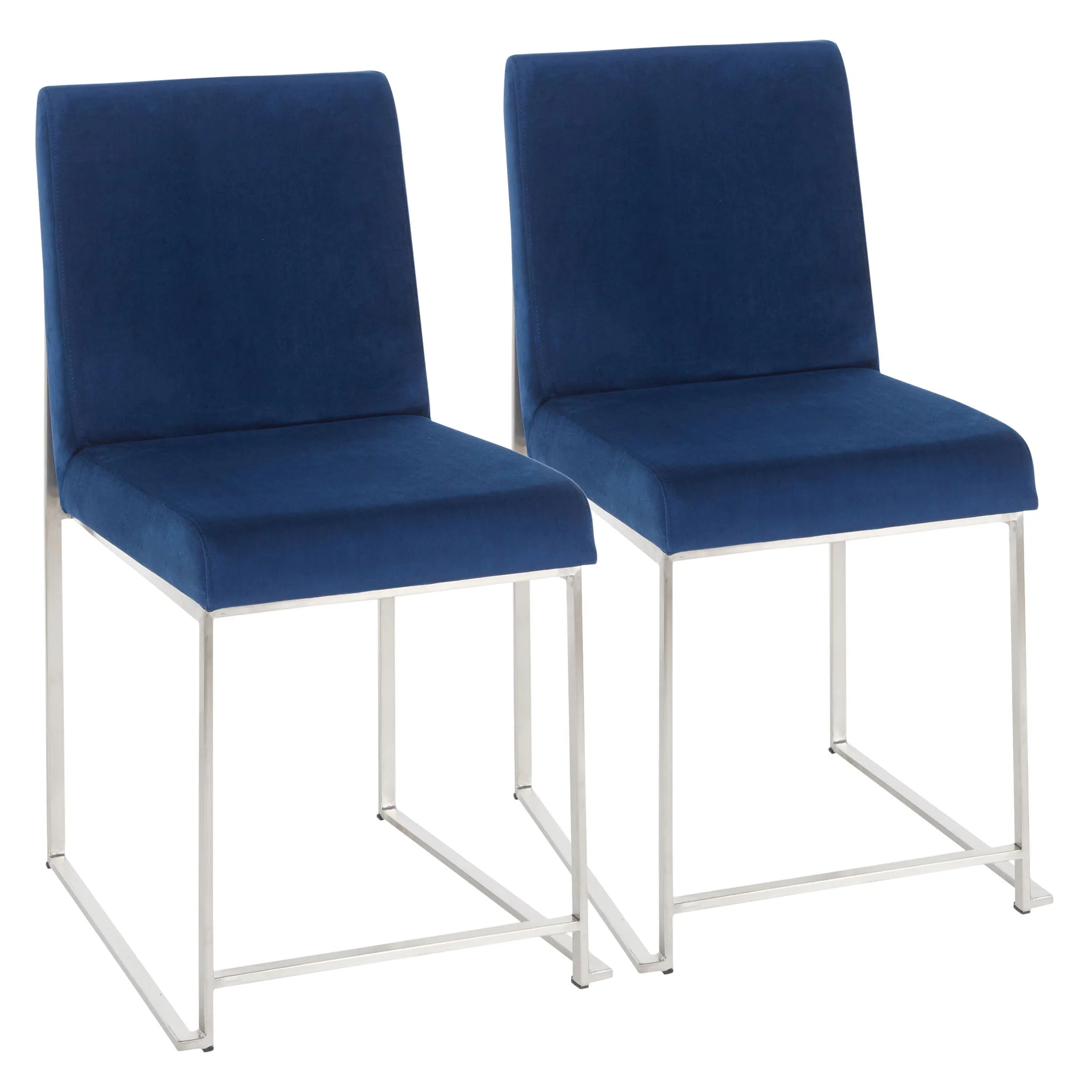 Fuji - Contemporary Modern Elegance High Back Dining Chair (Set of 2) - Image 2