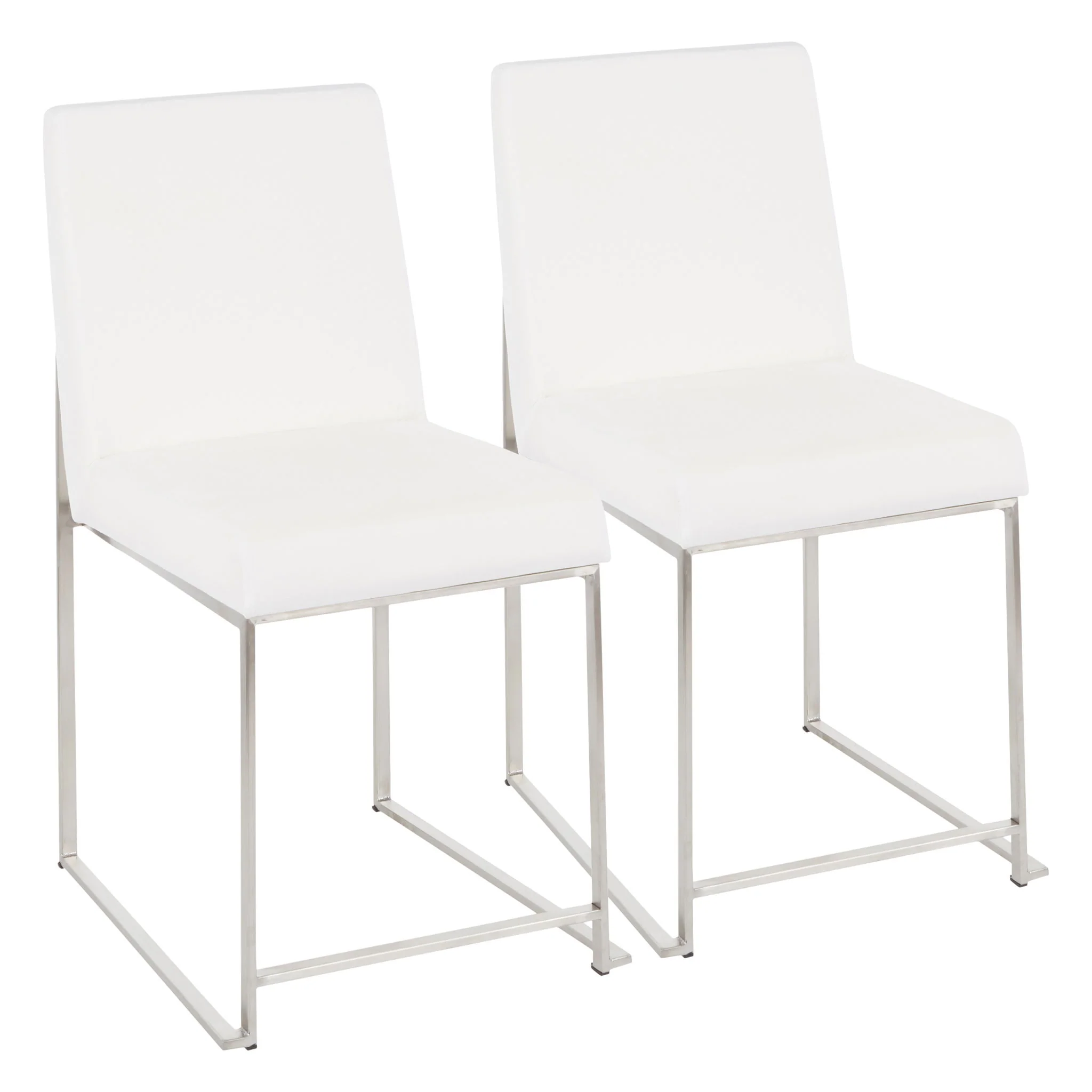 Fuji - Contemporary Modern Elegance High Back Dining Chair (Set of 2) - Image 4