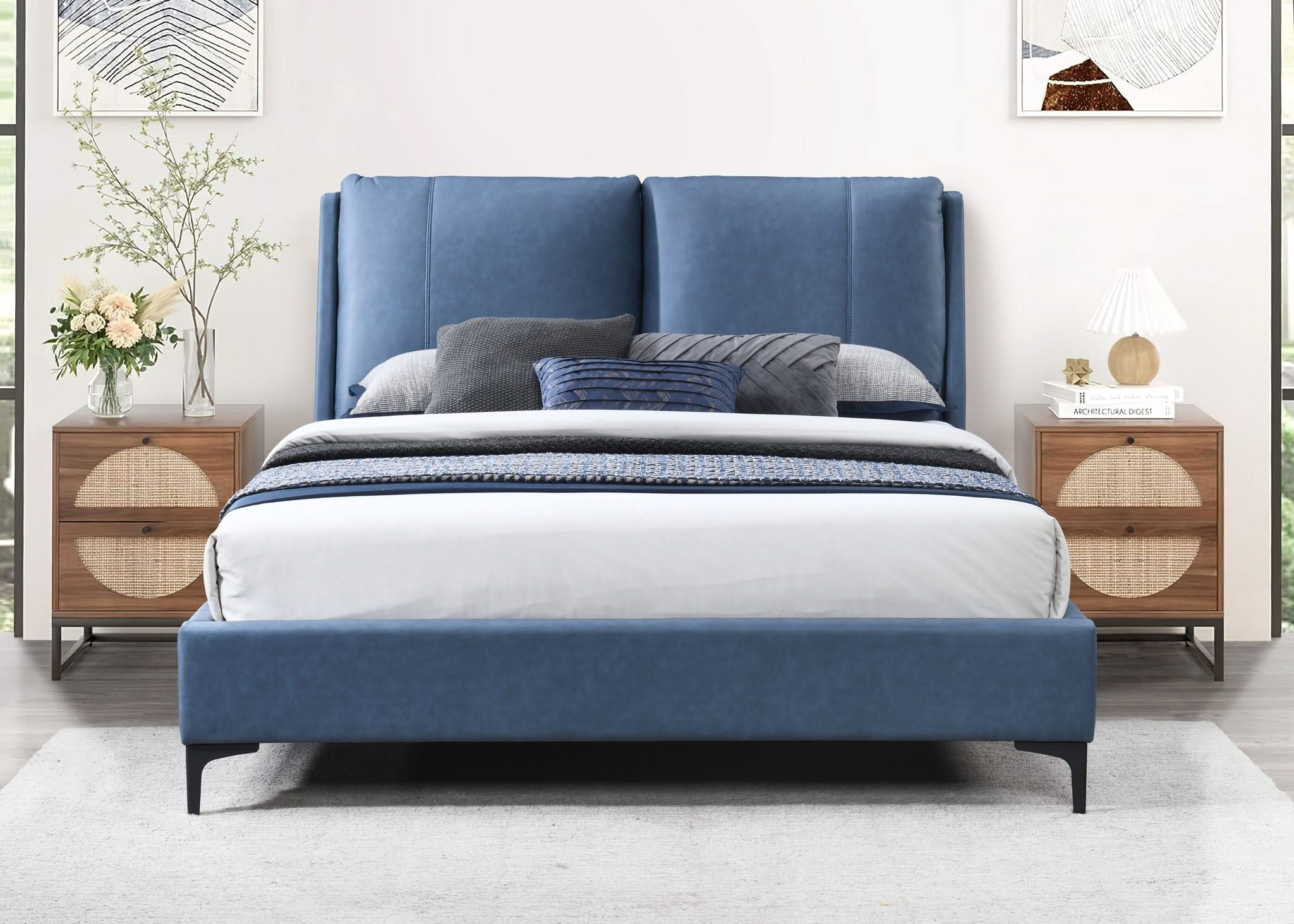 Fully Upholstered Bed - Image 4