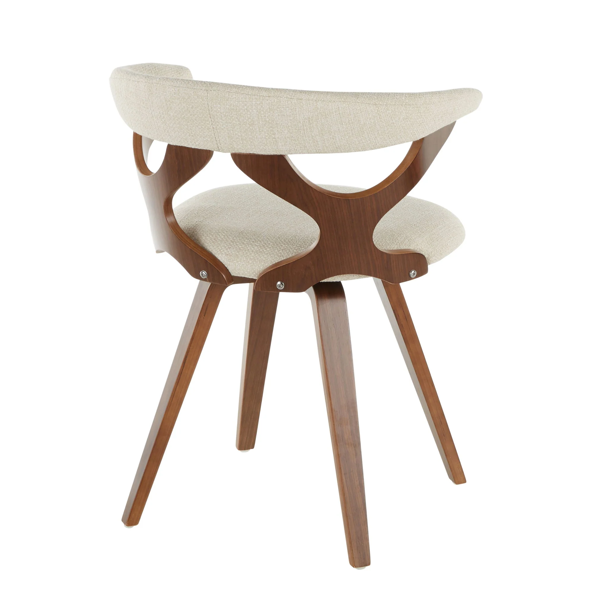 Gardenia - Mid-Century Modern Dining Chair With Swivel - Image 8