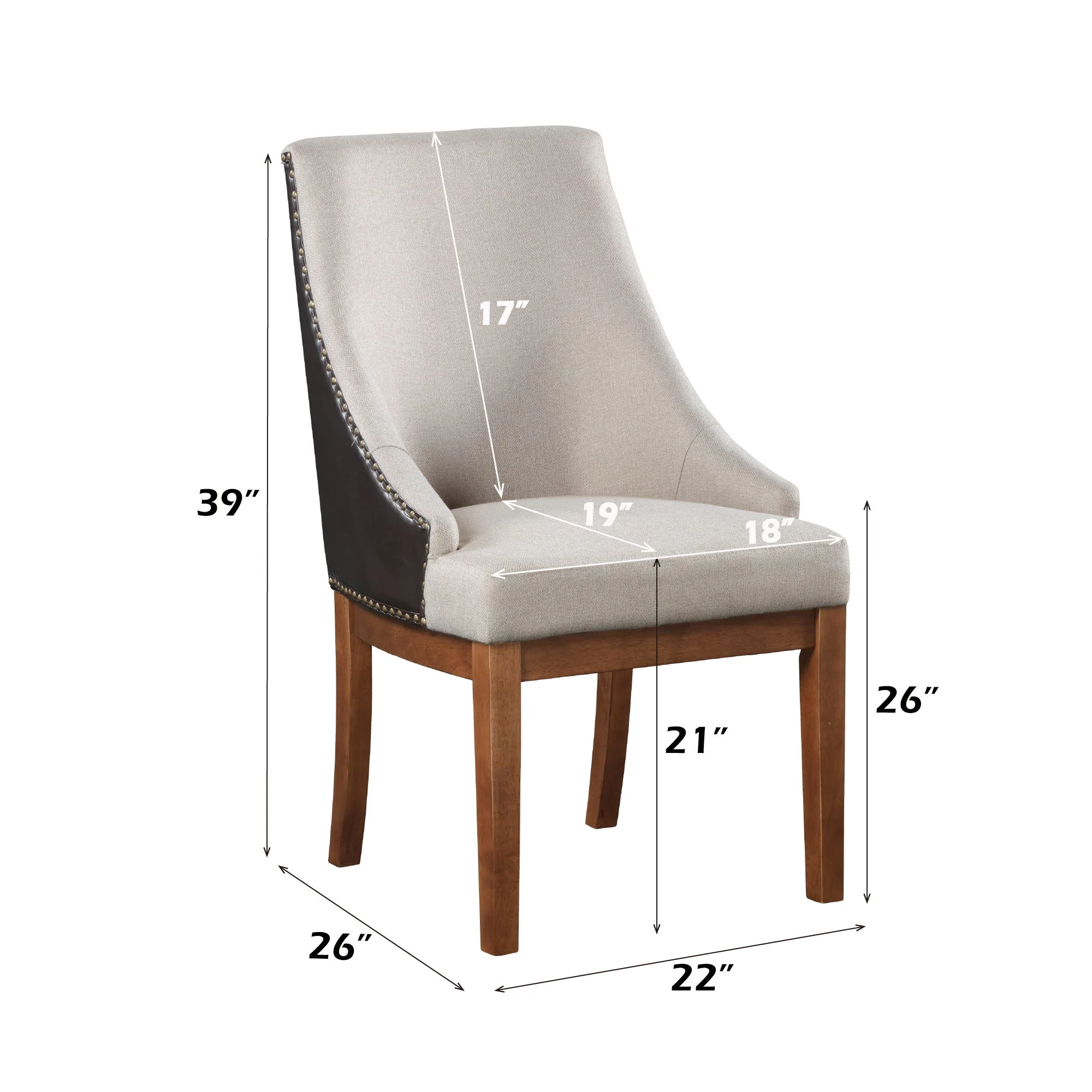 Gilsea - Side Chair (Set of 2) - Brown - Image 3