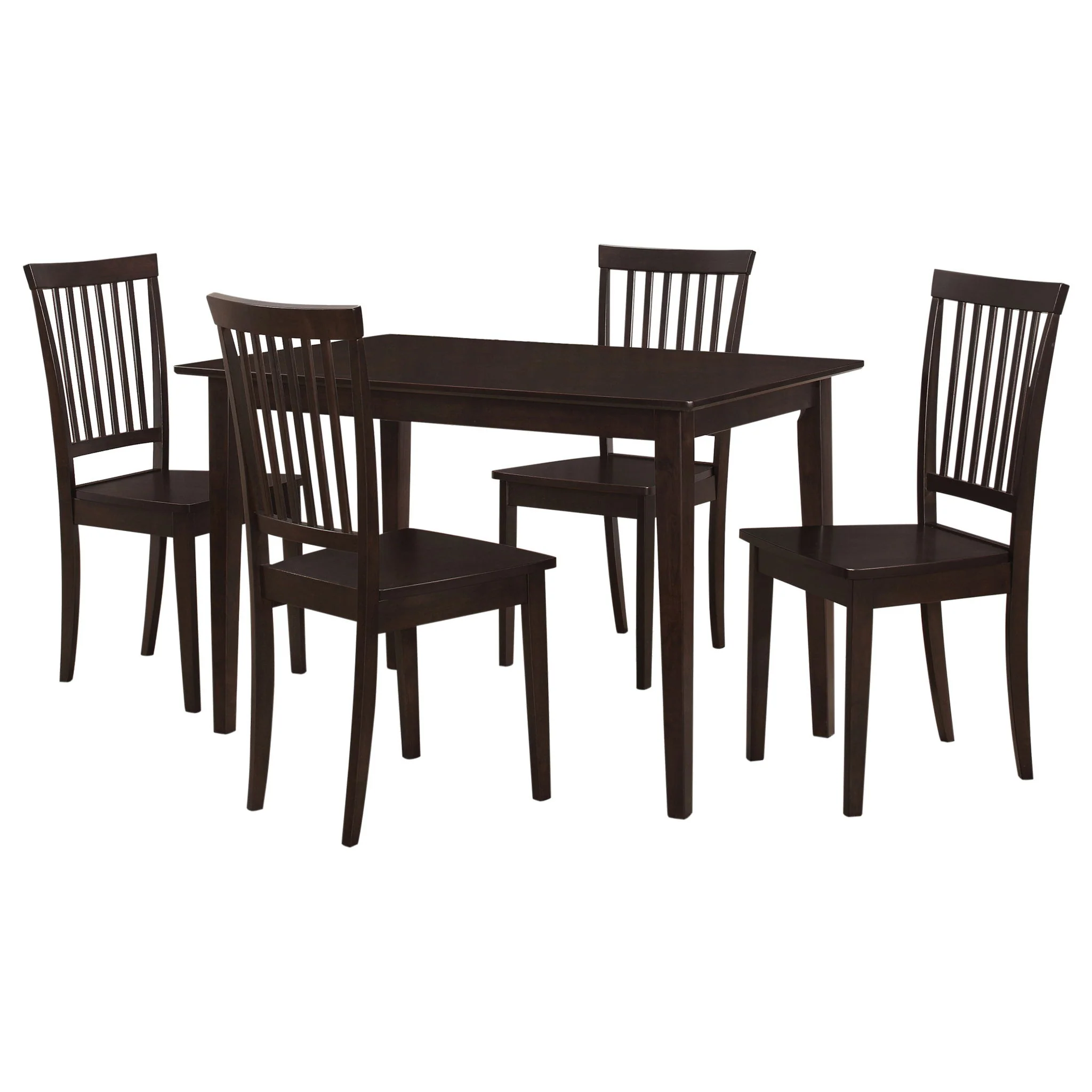 Gomez 5-piece Rectangular Dining Table Set Cappuccino - Image 4