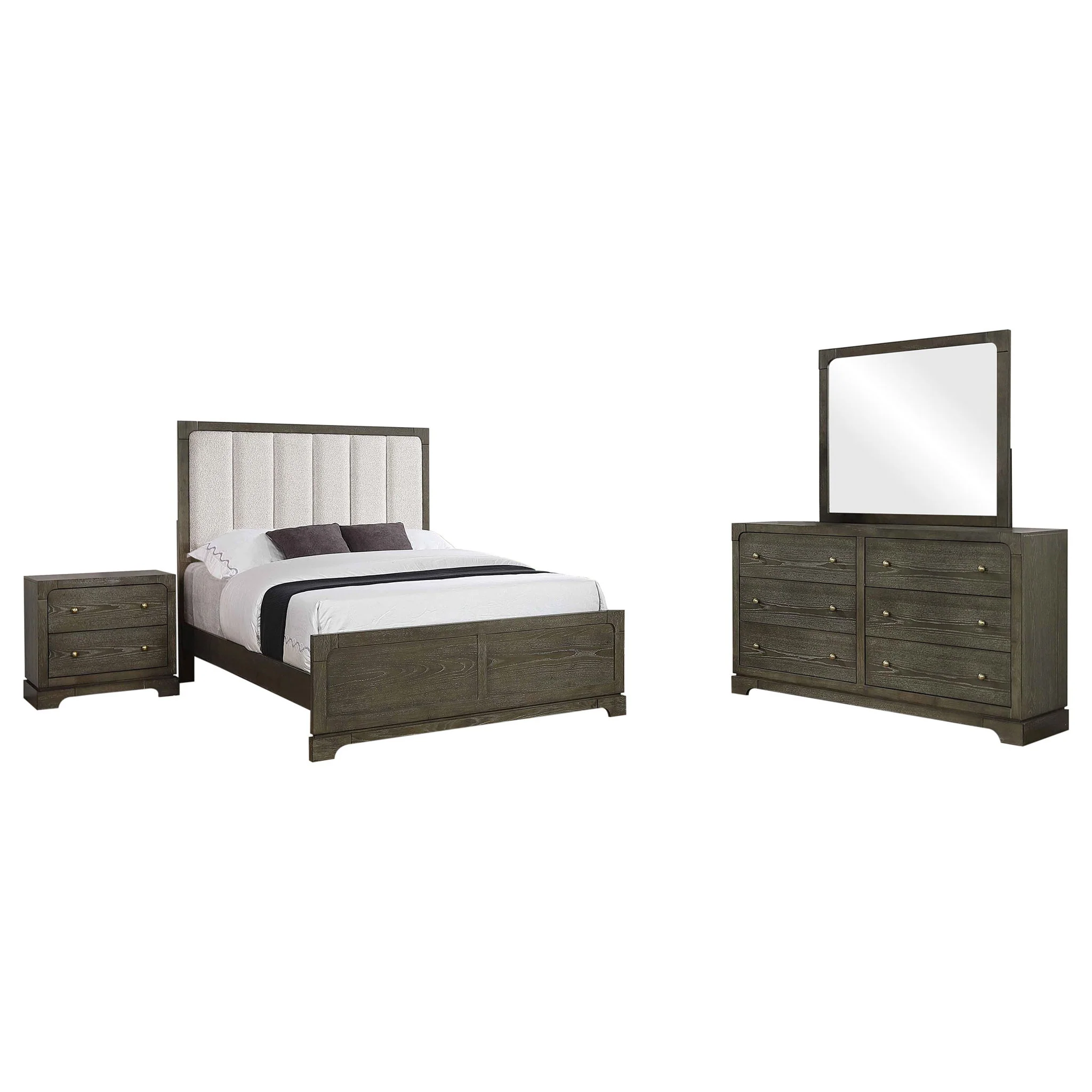 Gran Park 4-piece California King Bedroom Set Dark Cocoa - Image 4