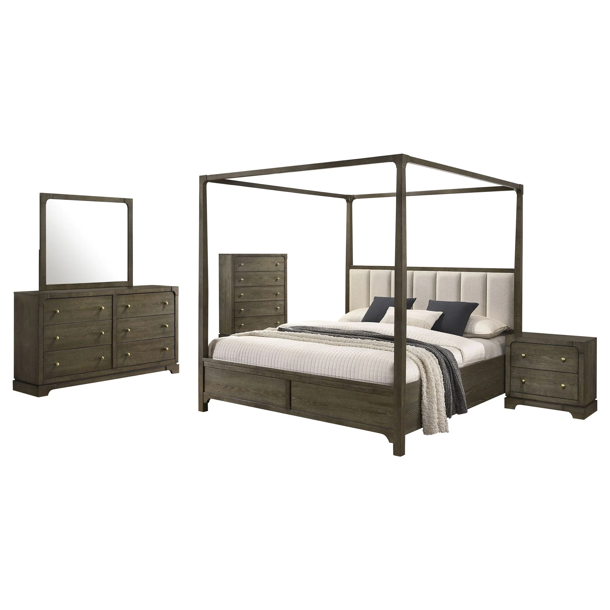 Gran Park 5-piece Queen Bedroom Set Dark Cocoa - Image 4