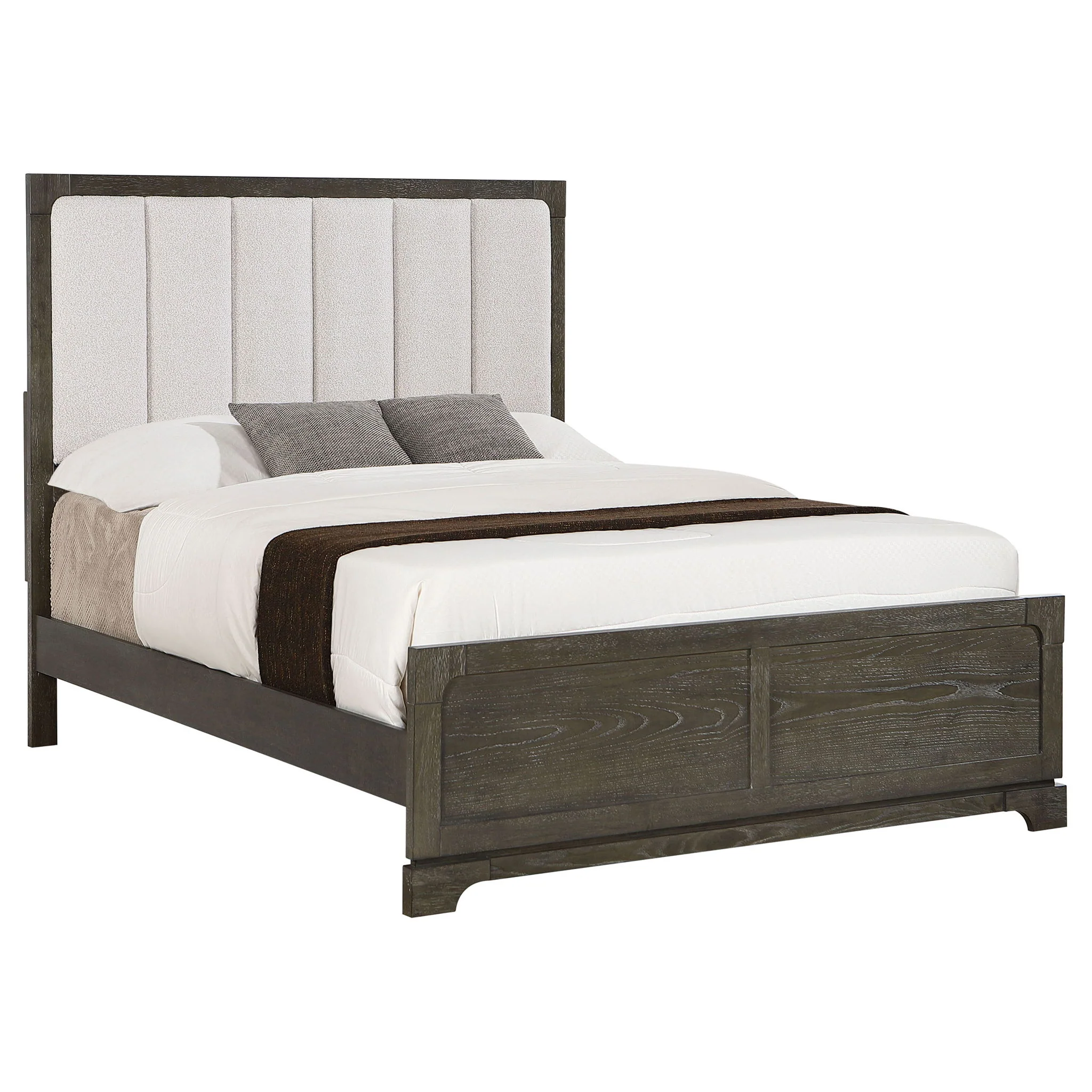 Gran Park 59-inch Queen Panel Bed Dark Cocoa - Image 4