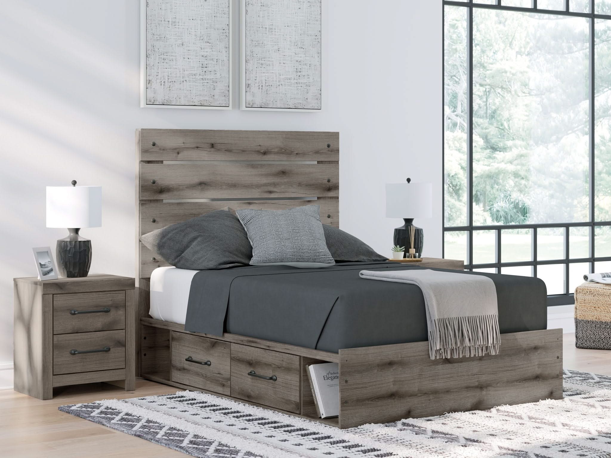 Graystorm - Panel Storage Bed - Image 2