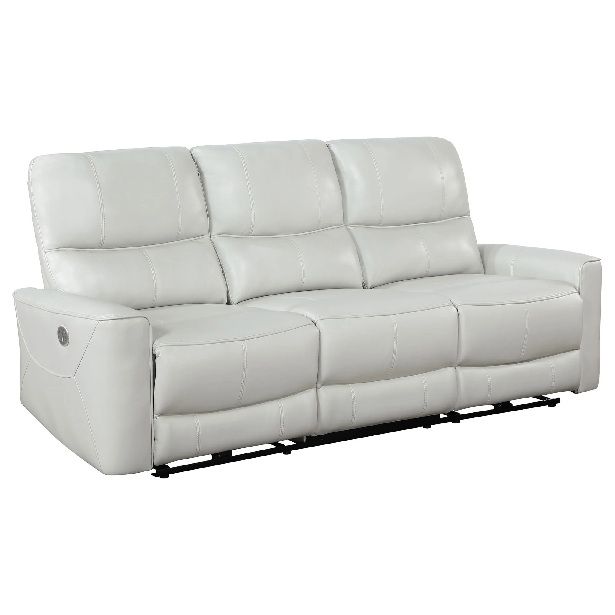 Greenfield 2-piece Power Reclining Sofa Set Dove Grey - Image 2