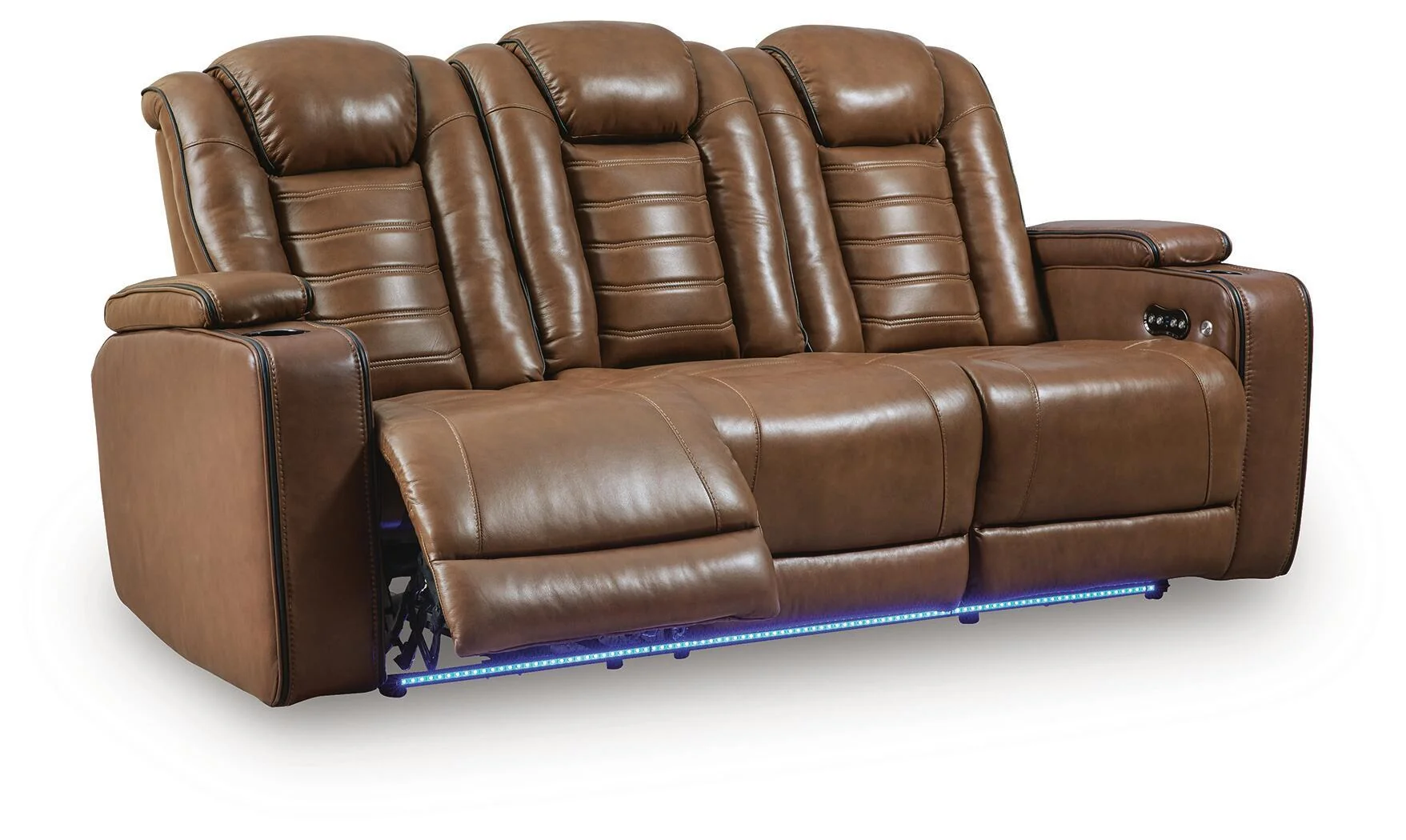Gruaro - Power Reclining Sofa With Adjustable Headrest - Amber - Image 2
