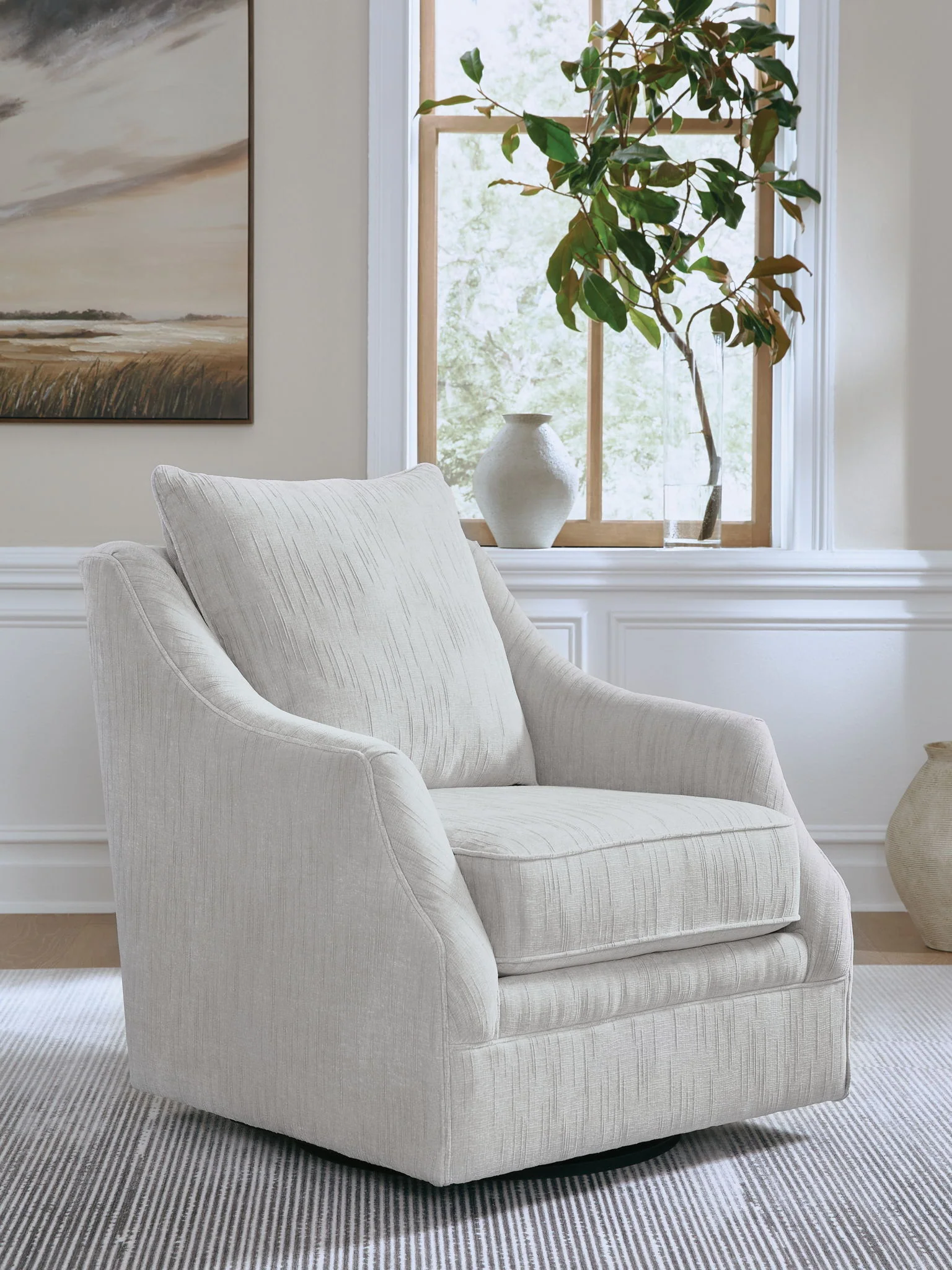 Gubbins - Swivel Accent Chair - Gray - Image 2