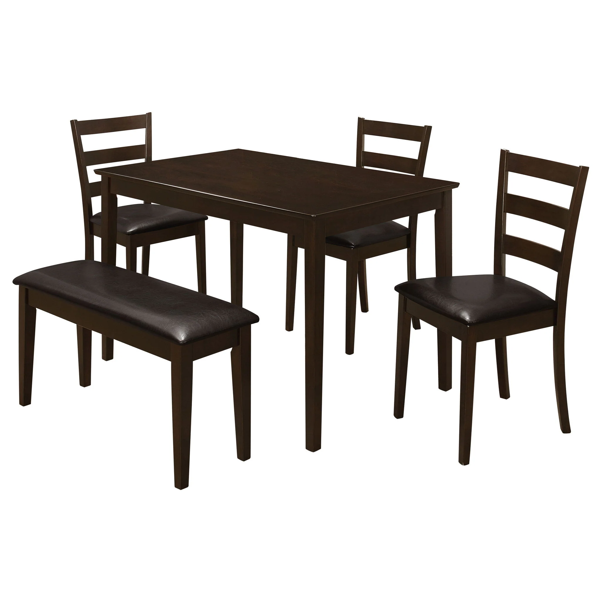 Guillen 5-piece Rectangular Dining Table Set Cappuccino - Image 3