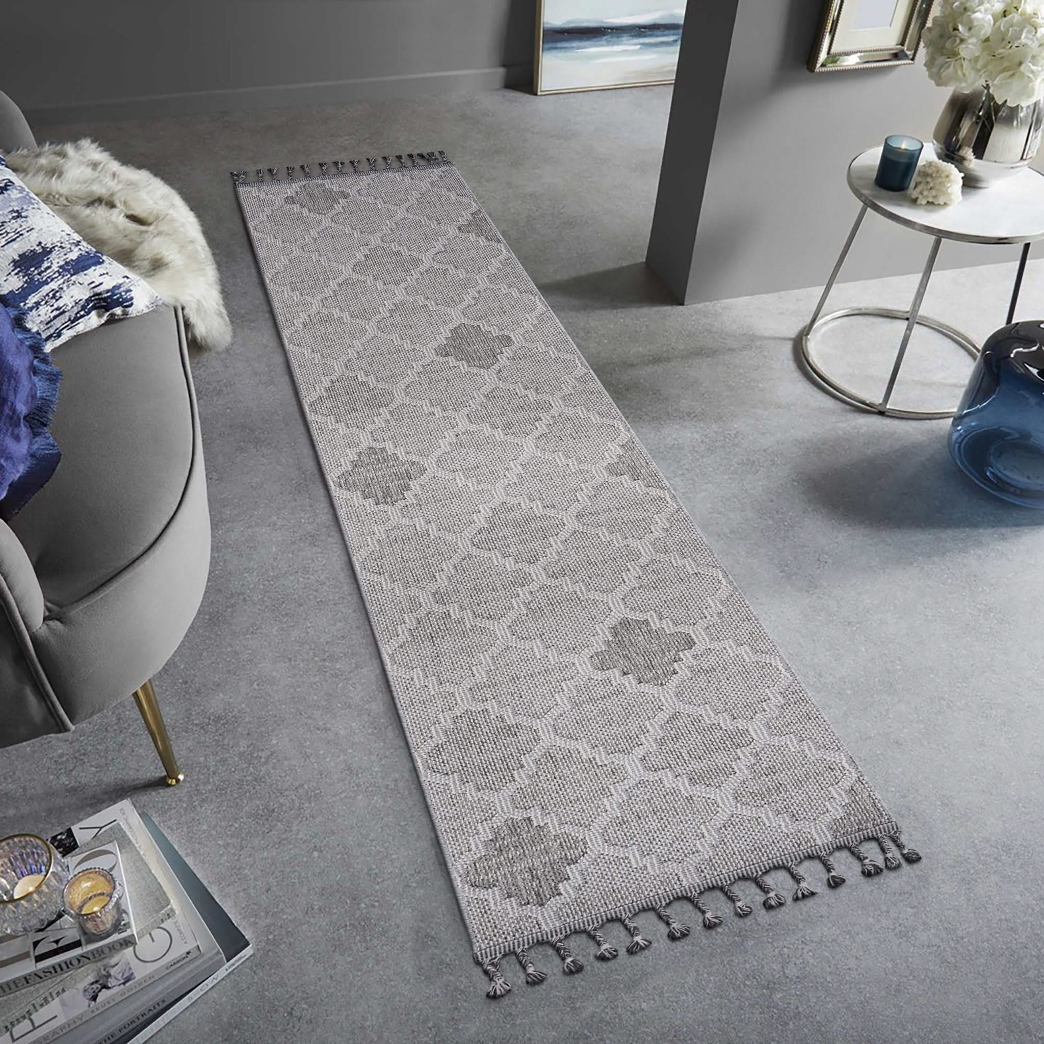 Guros - Indoor / Outdoor Trellis Area Rug - Image 4