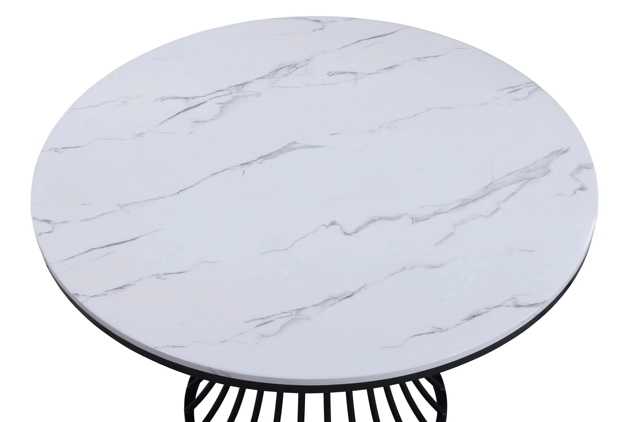 Hadley - 3-Piece Cocktail Table Set - White / Black - Image 3