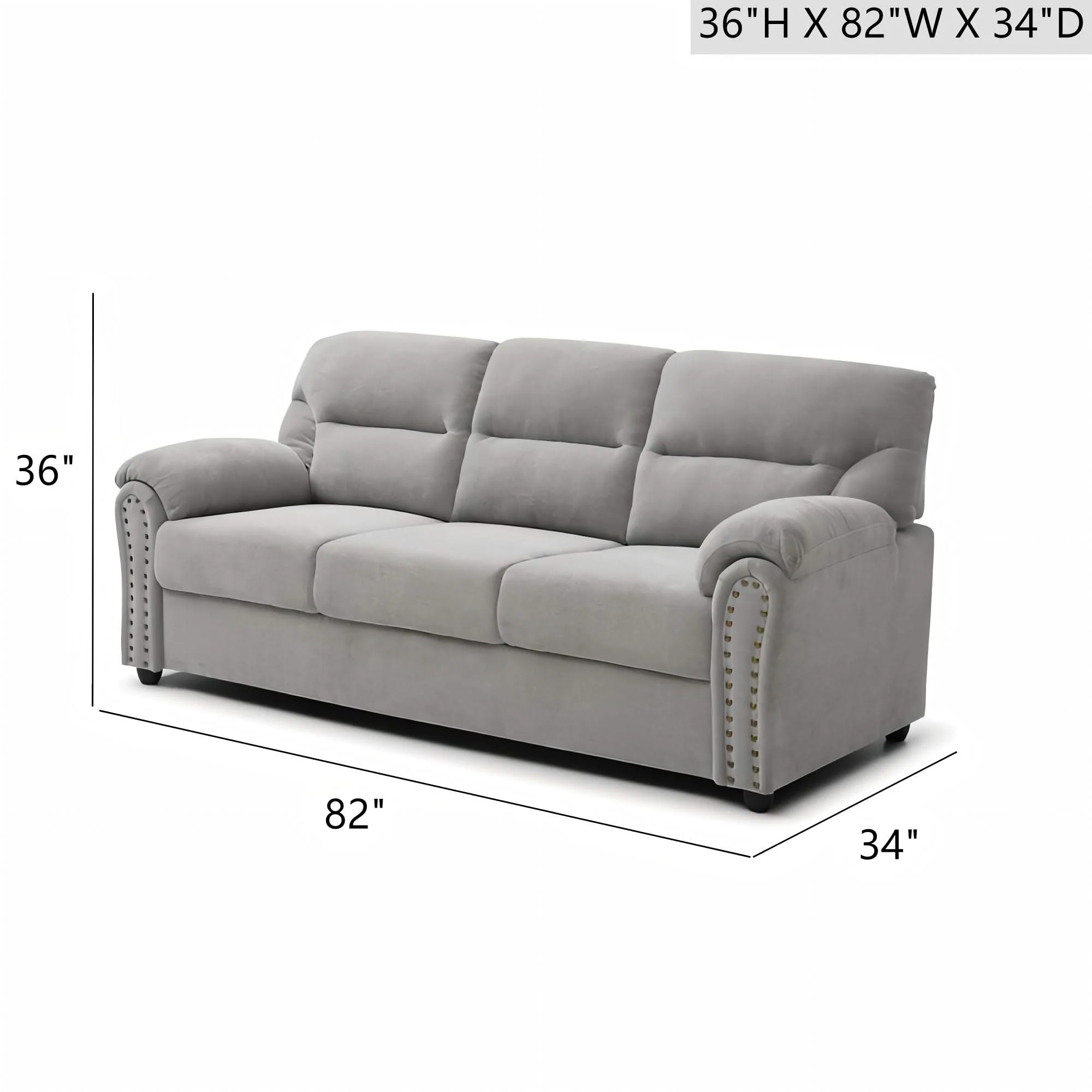Hamilton - Sofa With Nailhead Trim - Image 8
