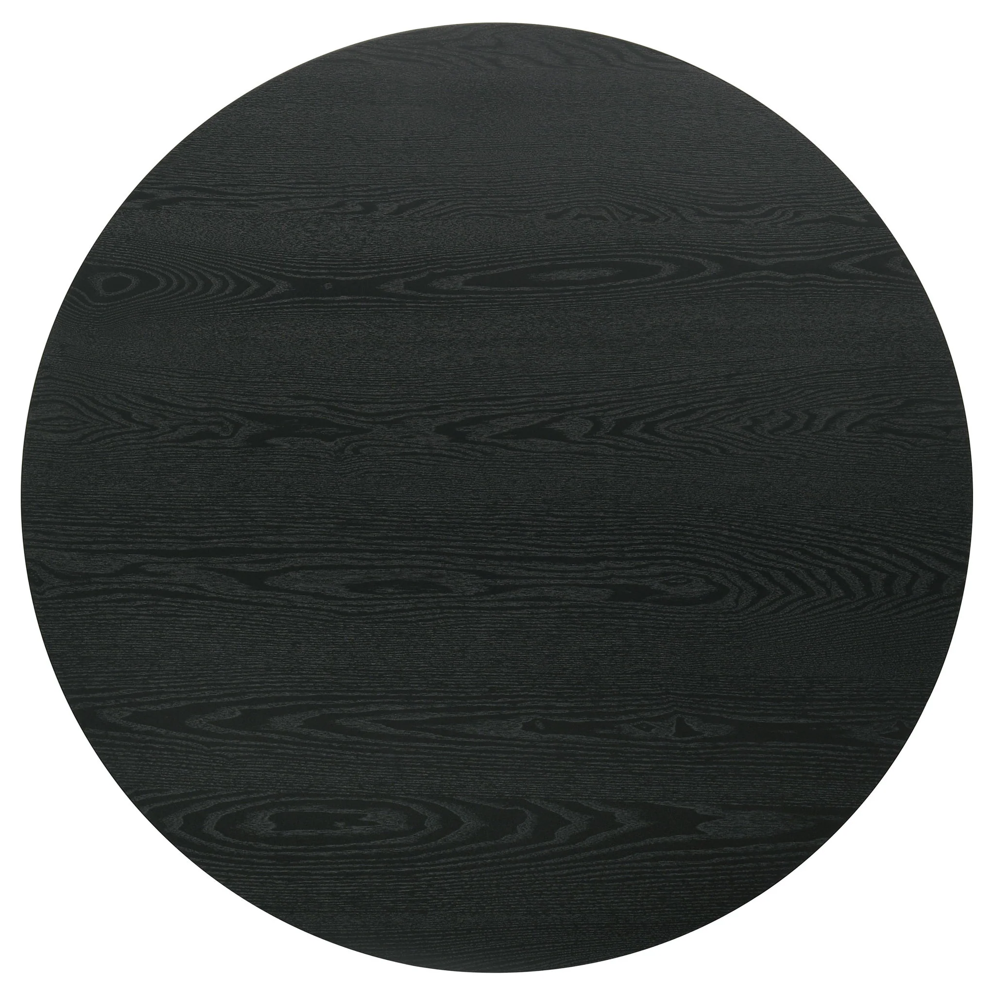 Hamlyn 43-inch Round Wood Counter Height Dining Table Black - Image 3
