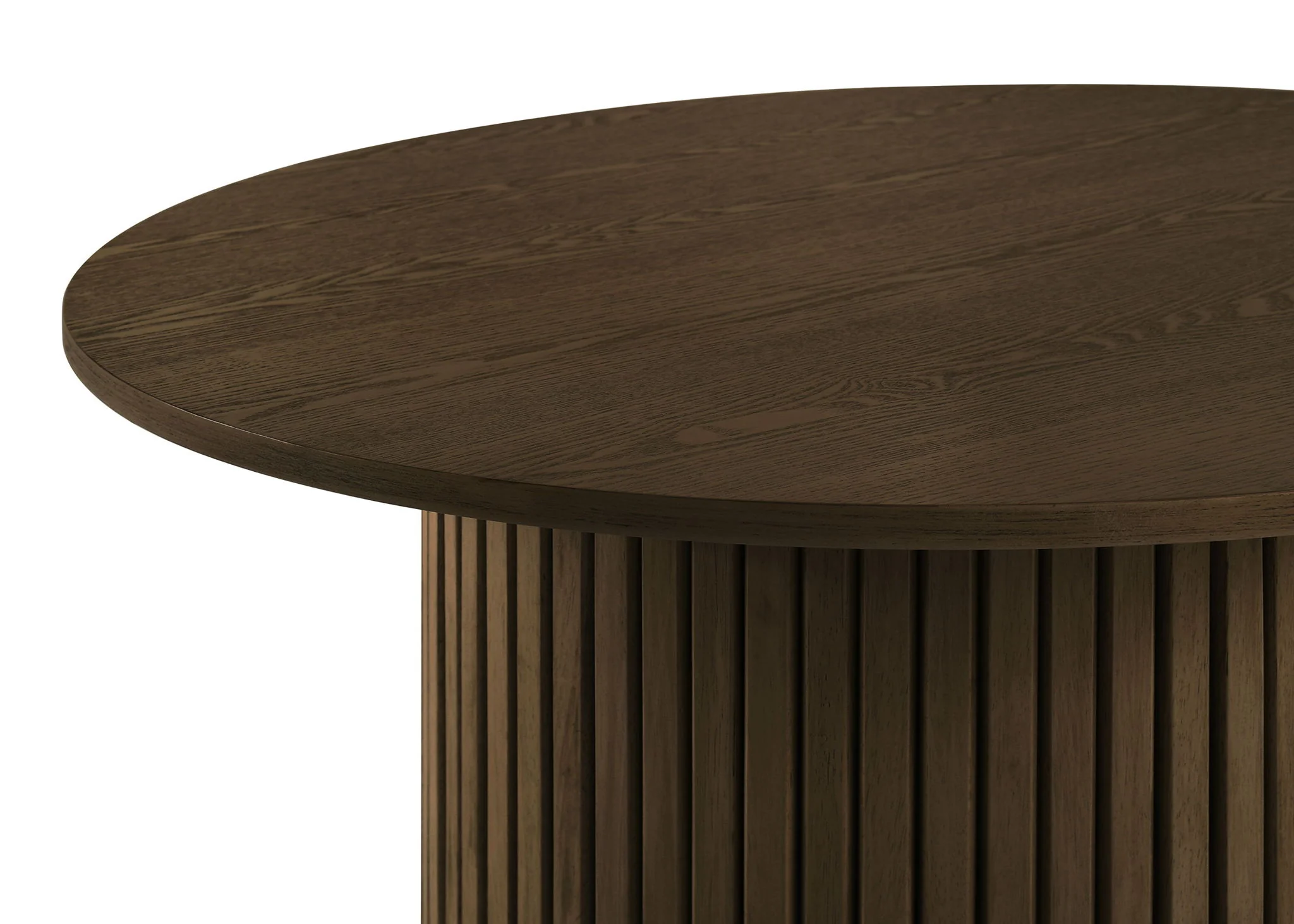Hamlyn 5-piece Round Wood Counter Height Dining Set Cream and Walnut - Image 3