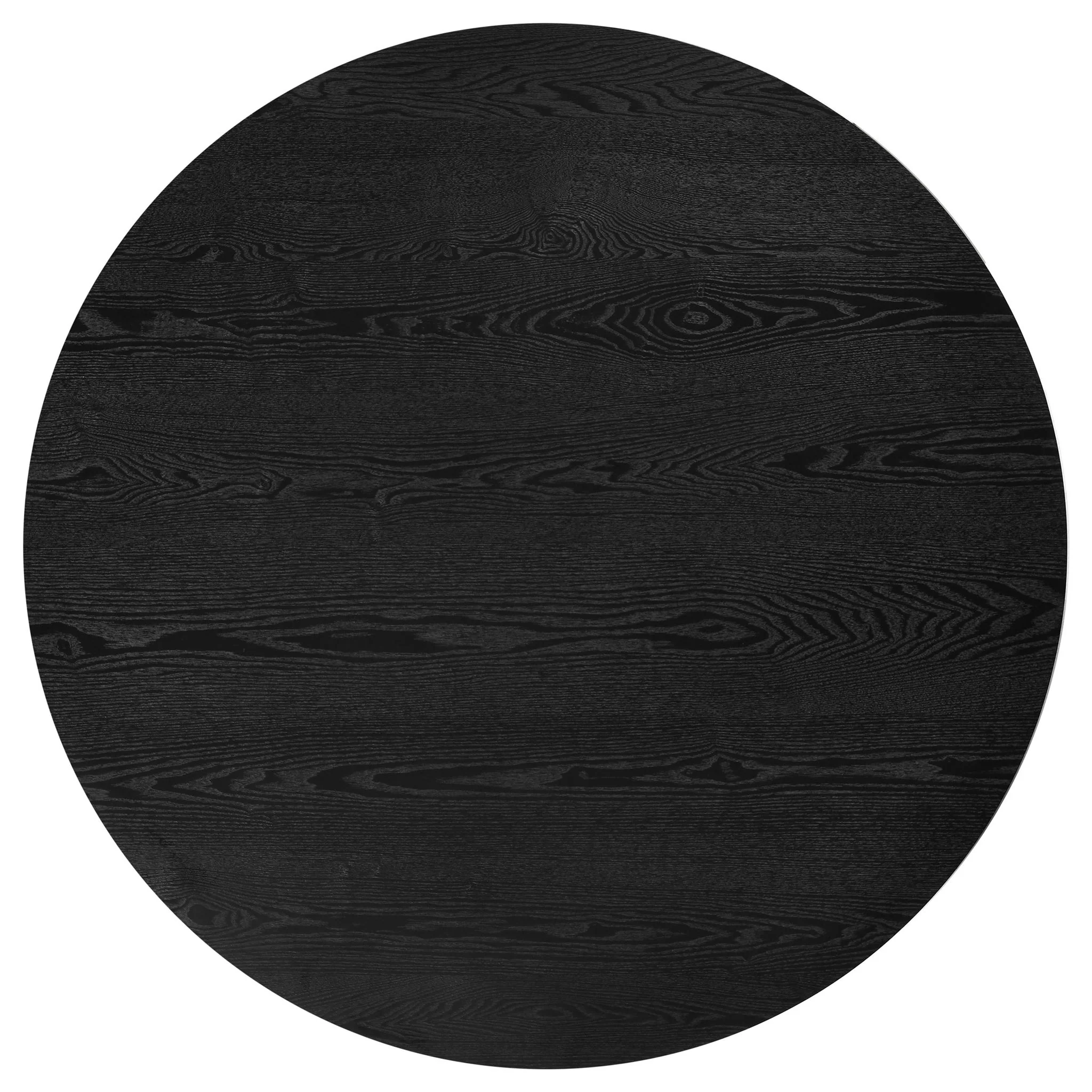 Hamlyn 5-piece Round Wood Dining Set Cream and Black - Image 4