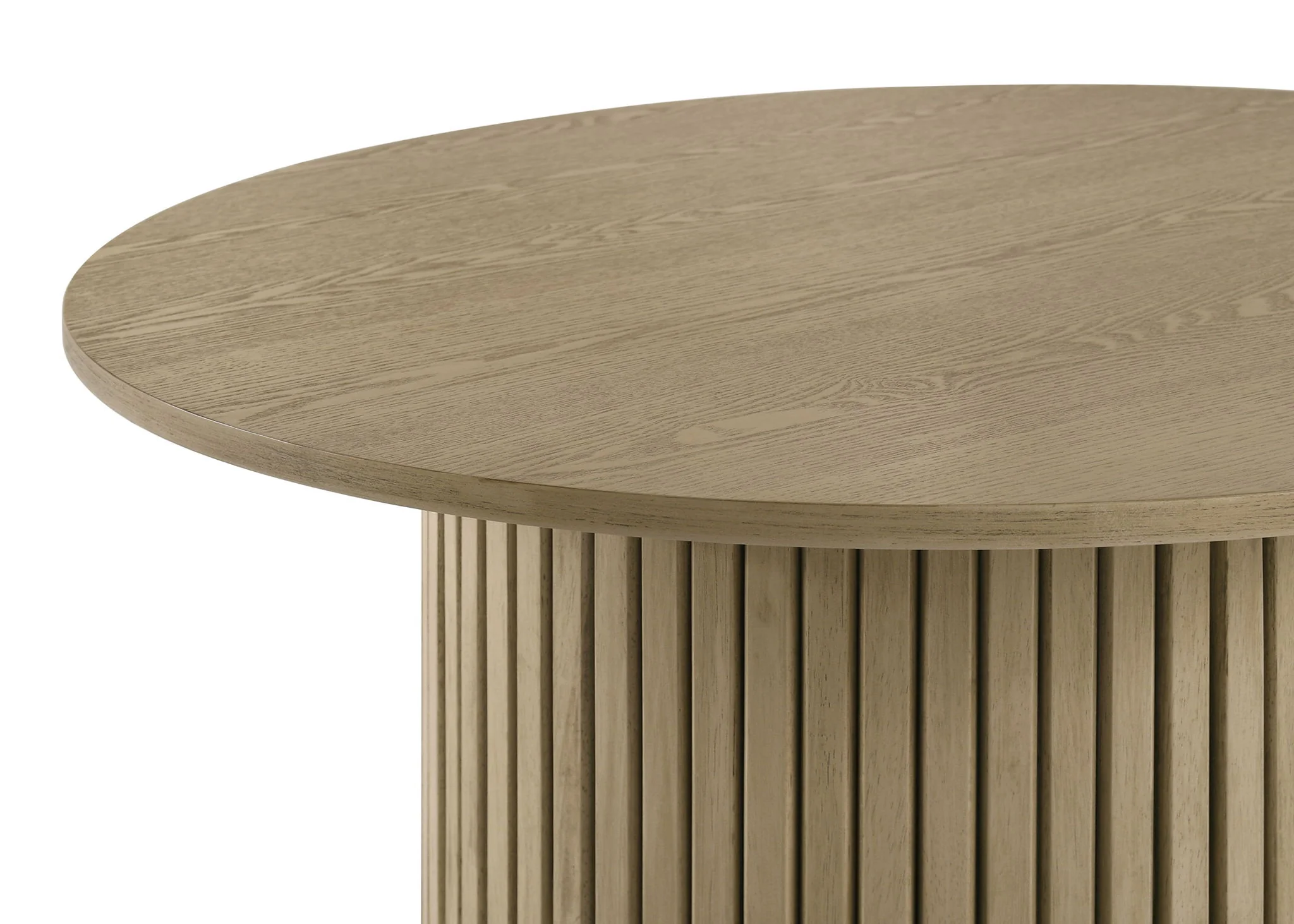 Hamlyn 5-piece Round Wood Dining Set Wheat and Natural Oak - Image 4
